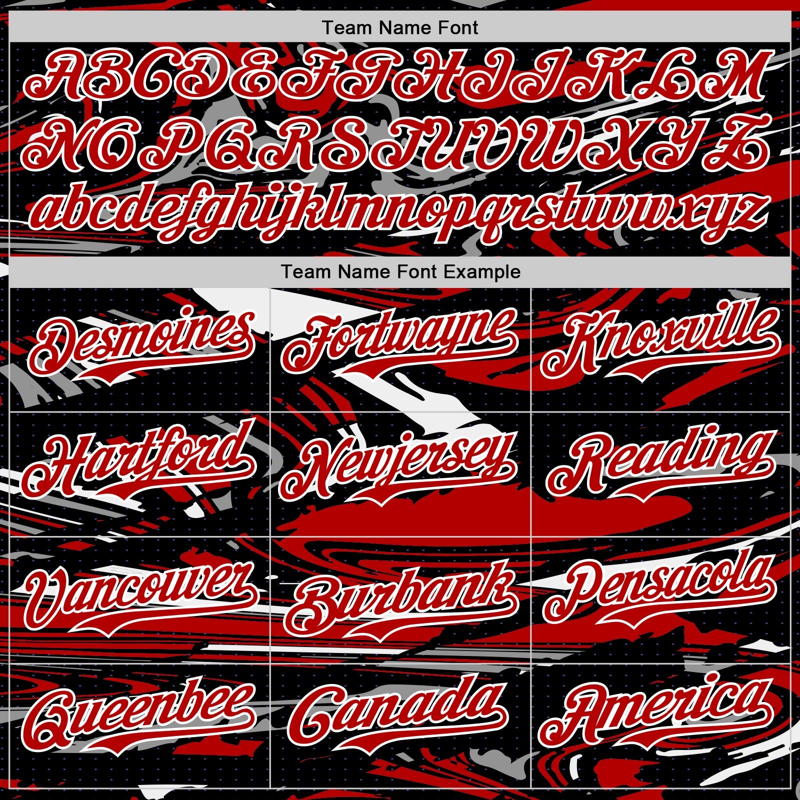 Custom Figure Red Black-White Fluid Pattern Bomber Full-Snap Varsity Letterman Hoodie Jacket view 5