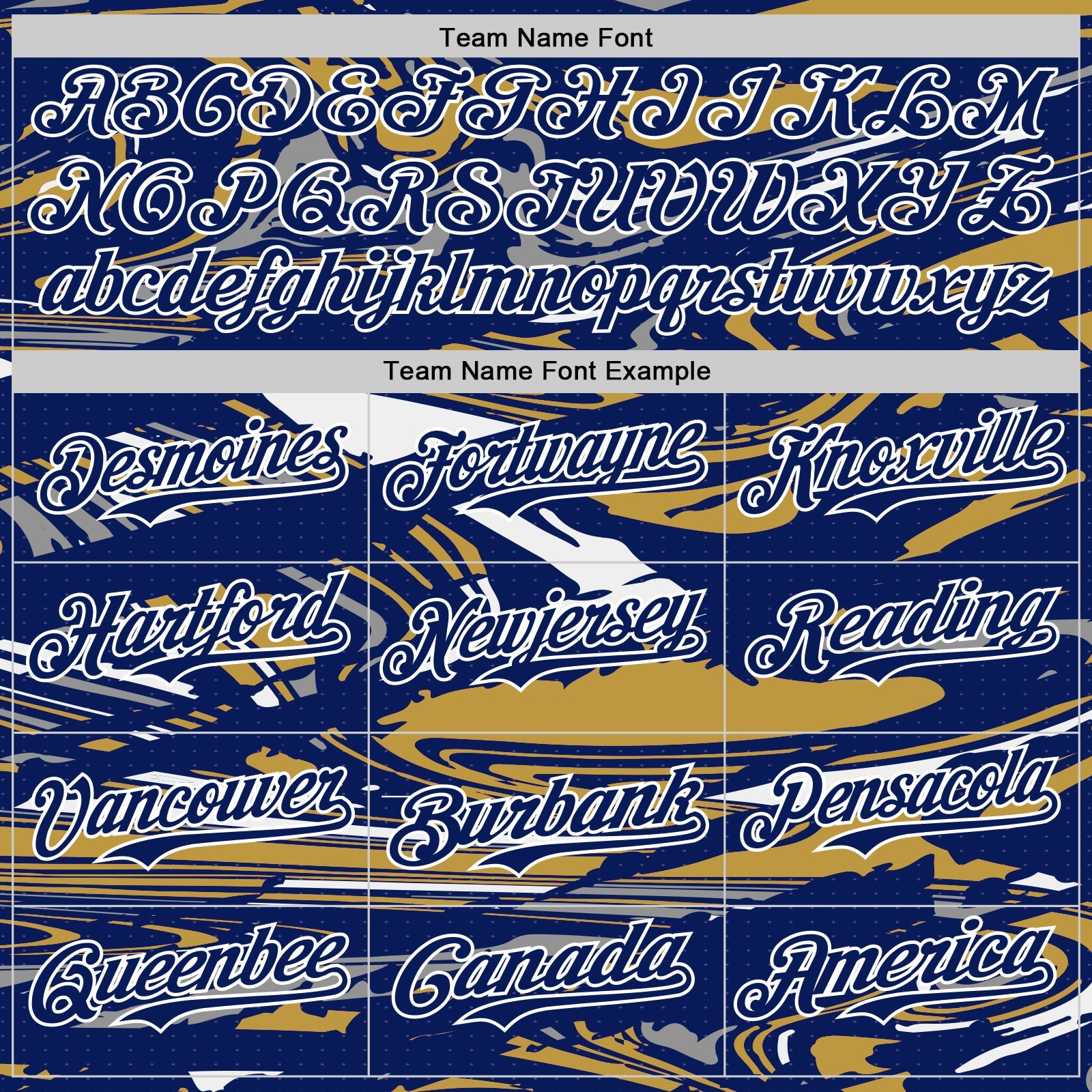 Custom Figure Royal Old Gold-White Fluid Pattern Bomber Full-Snap Varsity Letterman Hoodie Jacket view 5