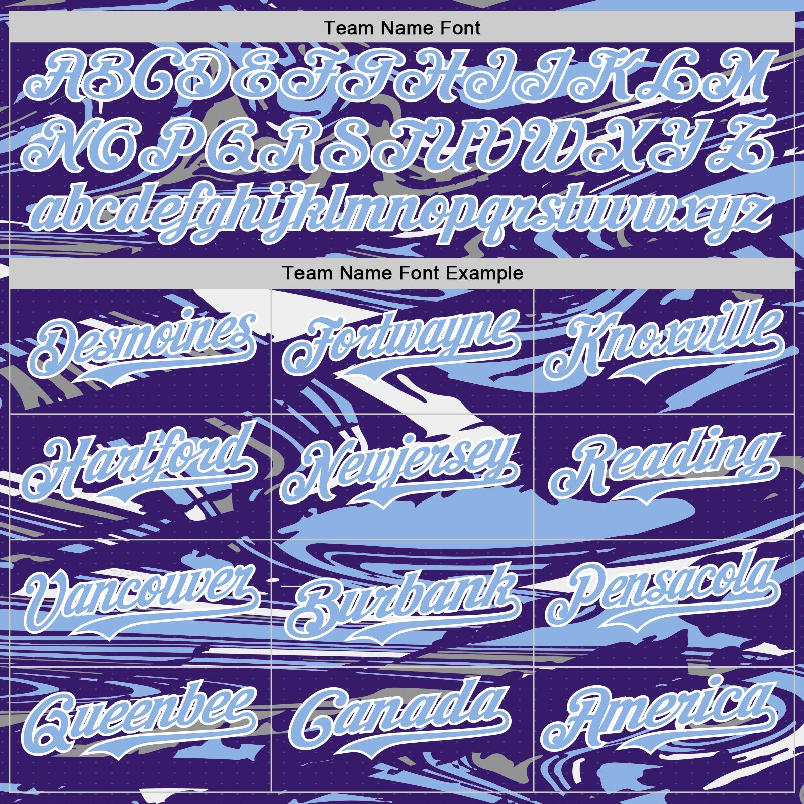 Custom Figure Light Blue Purple-White Fluid Pattern Bomber Full-Snap Varsity Letterman Hoodie Jacket view 5