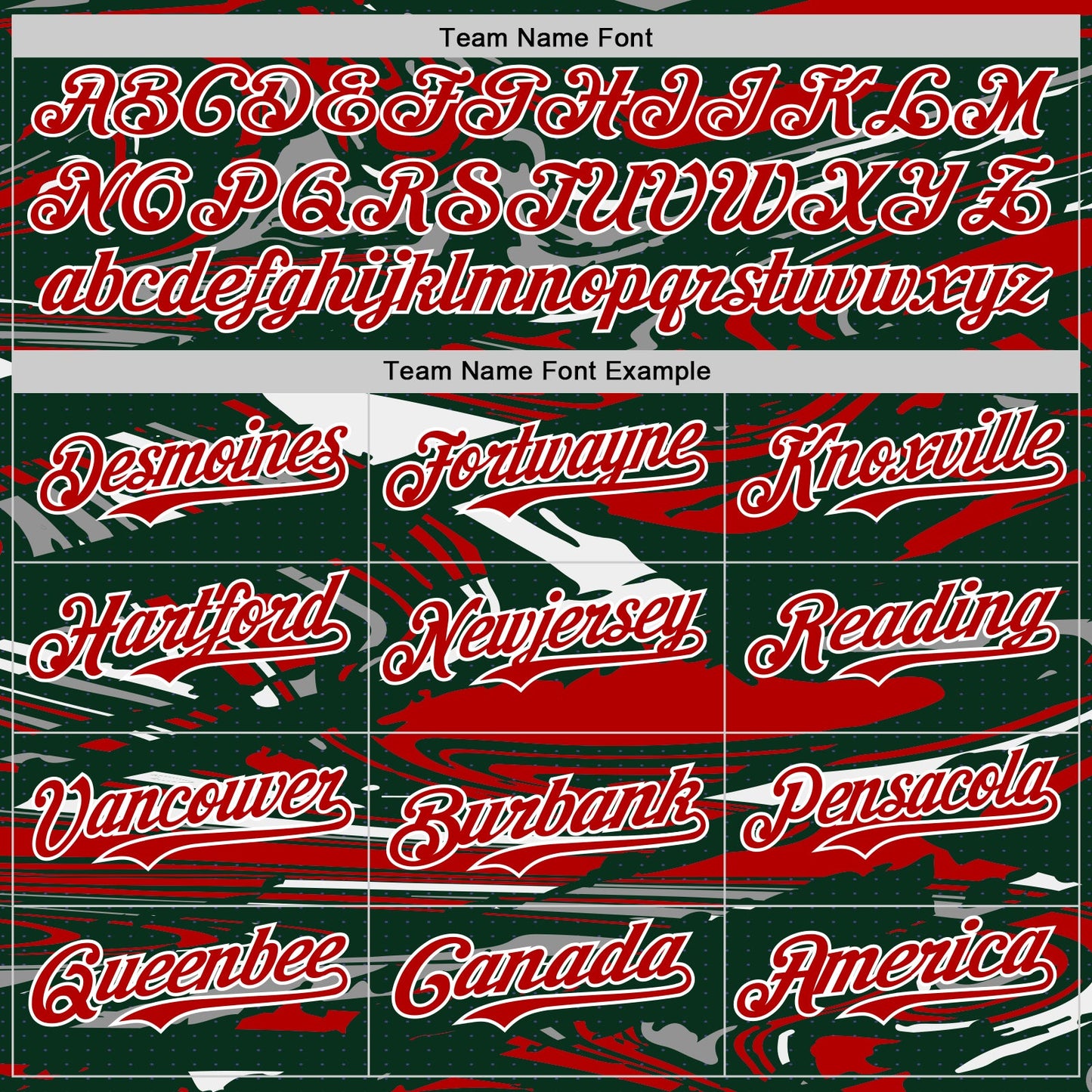 Custom Figure Red Green-White Fluid Pattern Bomber Full-Snap Varsity Letterman Hoodie Jacket view 5