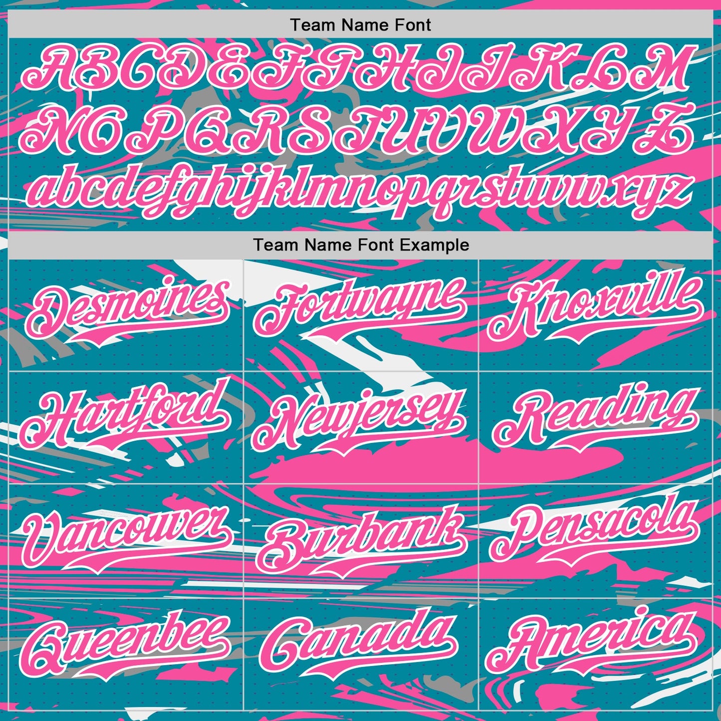 Custom Figure Pink Teal-White Fluid Pattern Bomber Full-Snap Varsity Letterman Hoodie Jacket view 5