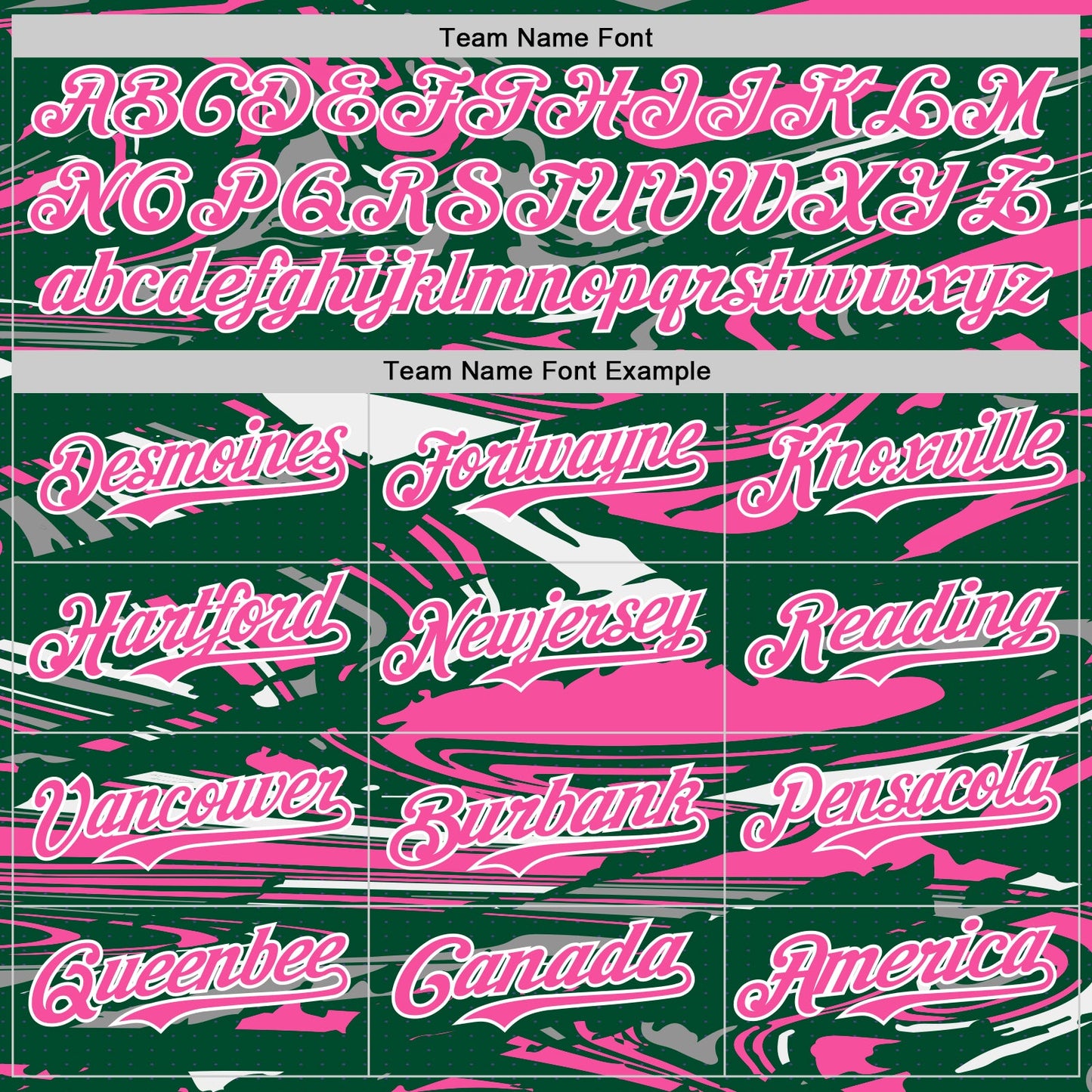 Custom Figure Pink Kelly Green-White Fluid Pattern Bomber Full-Snap Varsity Letterman Hoodie Jacket view 5