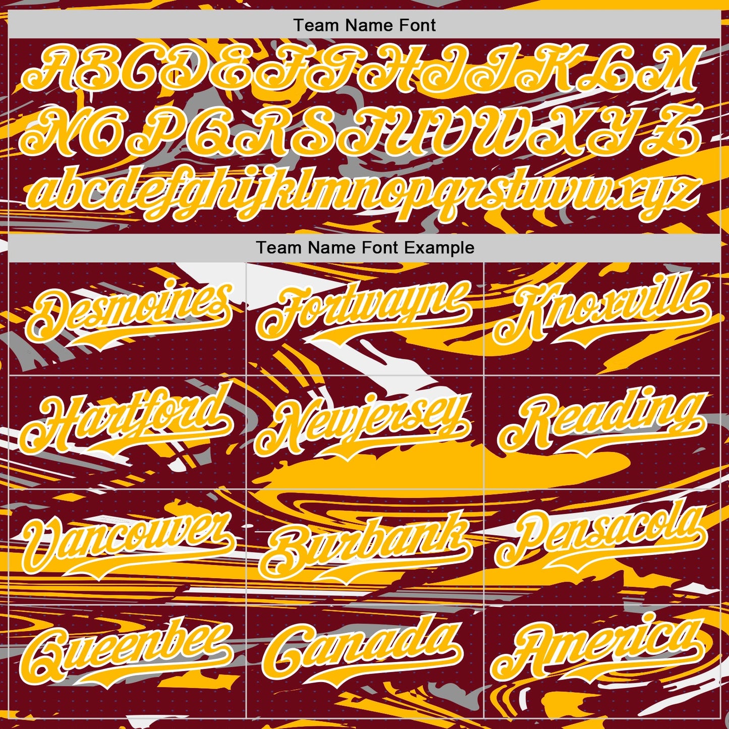 Custom Figure Gold Crimson-White Fluid Pattern Bomber Full-Snap Varsity Letterman Hoodie Jacket view 5