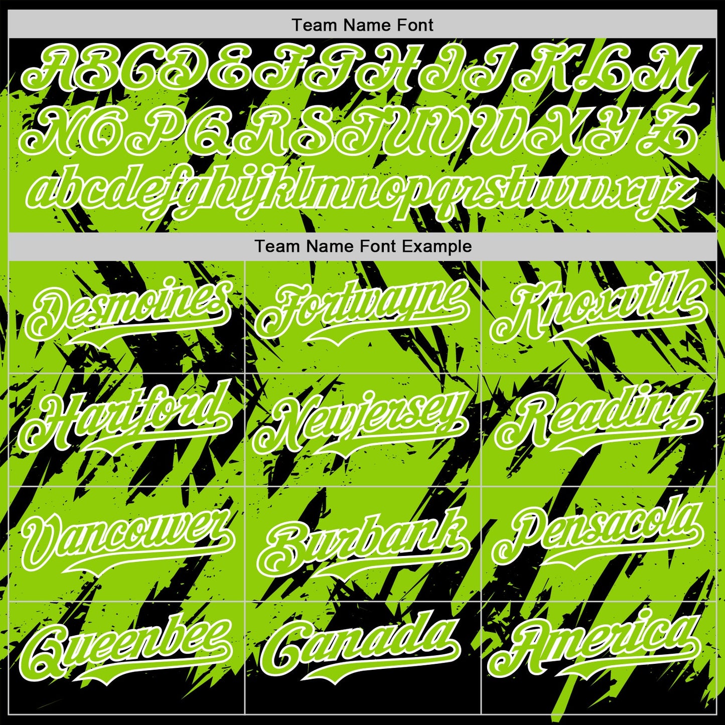 Custom Black Neon Green-White Abstract Sharp Shape Fragment Pattern Bomber Full-Snap Varsity Letterman Hoodie Jacket view 5