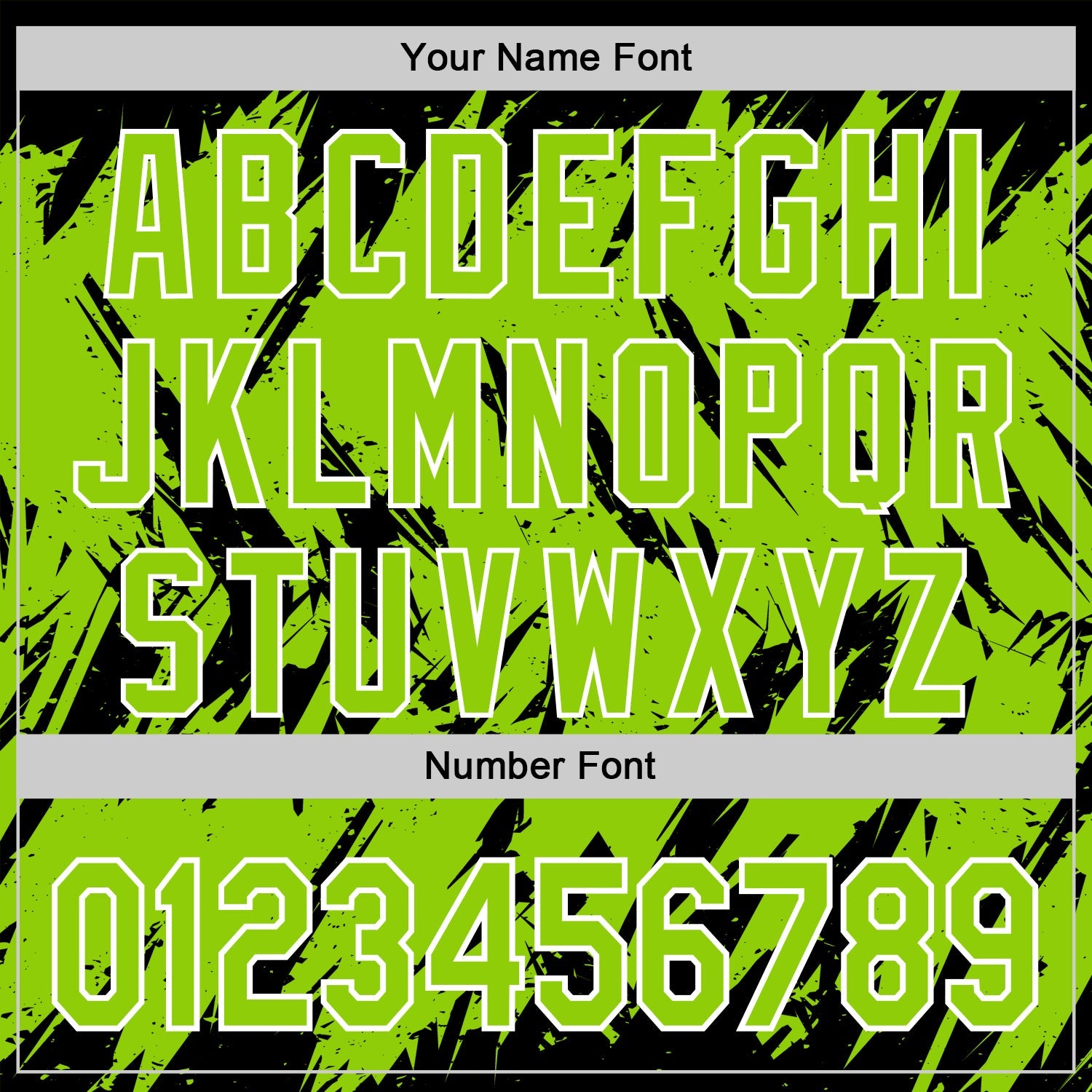 Custom Black Neon Green-White Abstract Sharp Shape Fragment Pattern Bomber Full-Snap Varsity Letterman Hoodie Jacket view 6