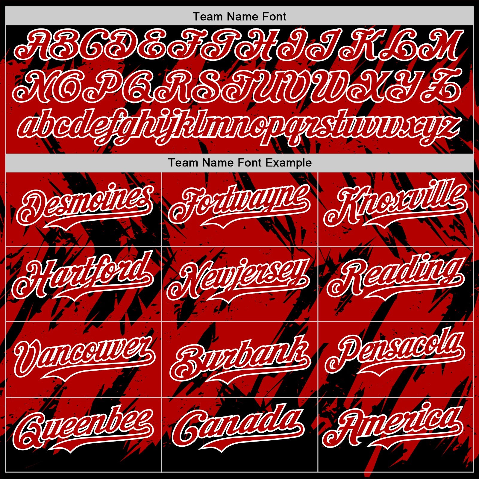 Custom Black Red-White Abstract Sharp Shape Fragment Pattern Bomber Full-Snap Varsity Letterman Hoodie Jacket view 5