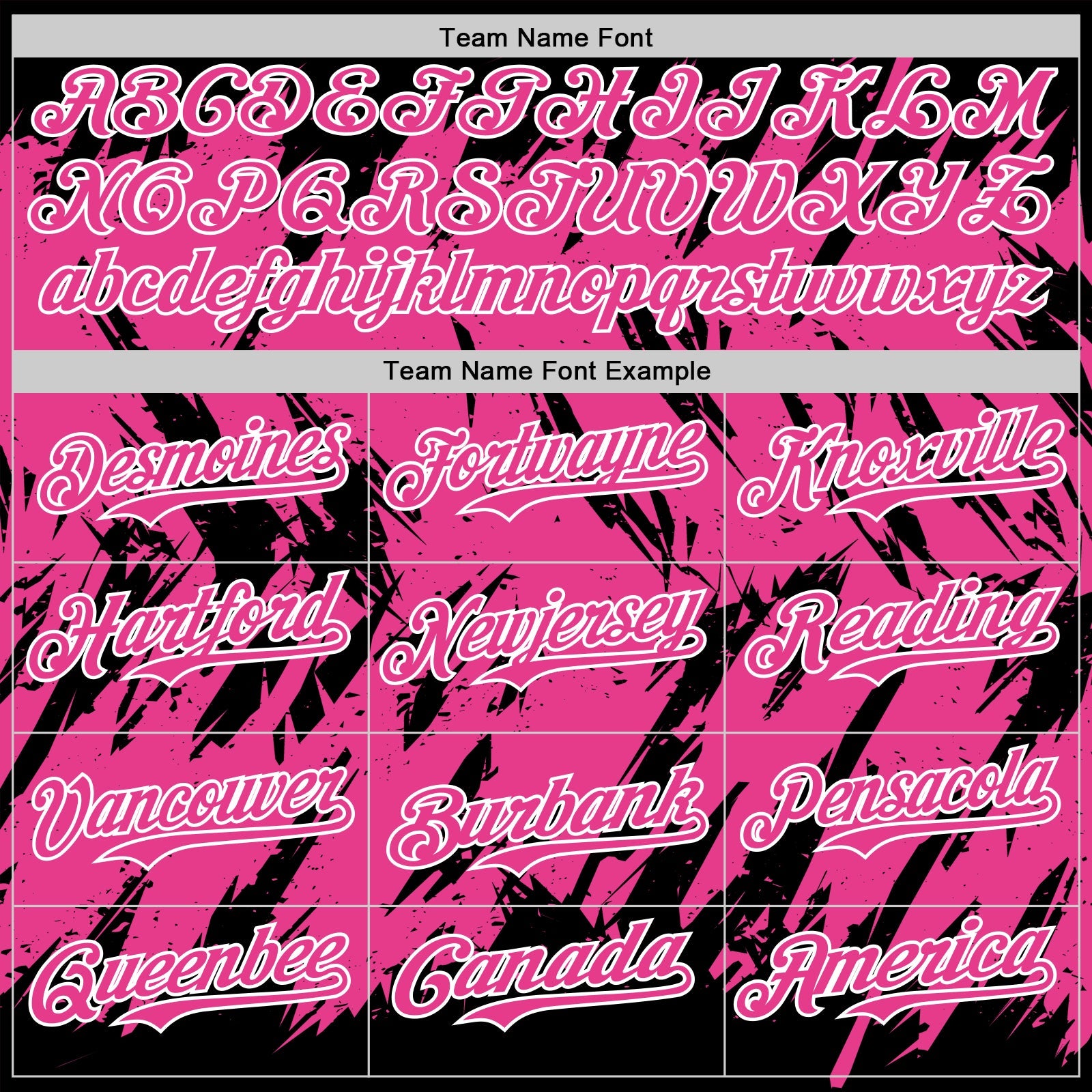 Custom Black Pink-White Abstract Sharp Shape Fragment Pattern Bomber Full-Snap Varsity Letterman Hoodie Jacket view 5