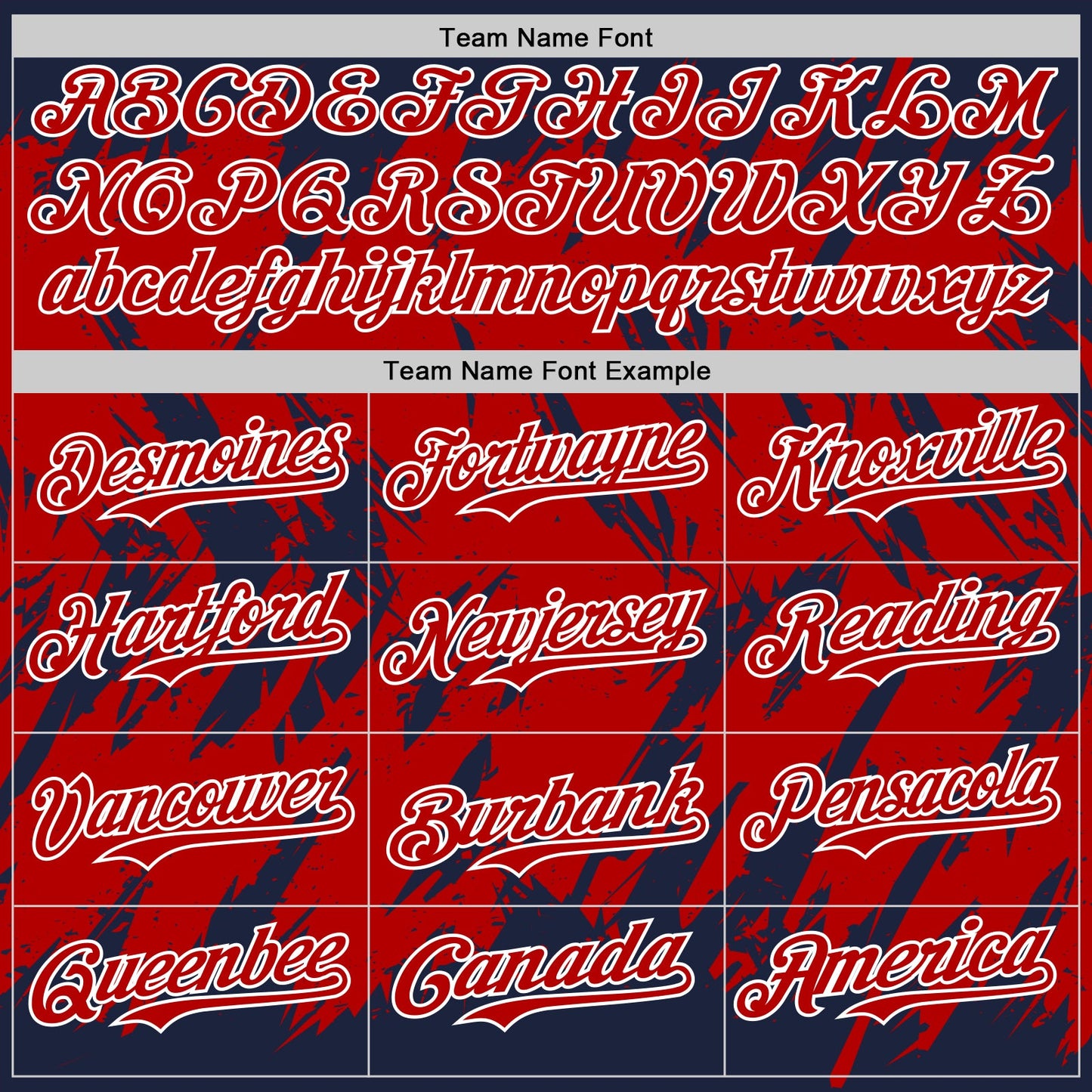 Custom Navy Red-White Abstract Sharp Shape Fragment Pattern Bomber Full-Snap Varsity Letterman Hoodie Jacket view 5