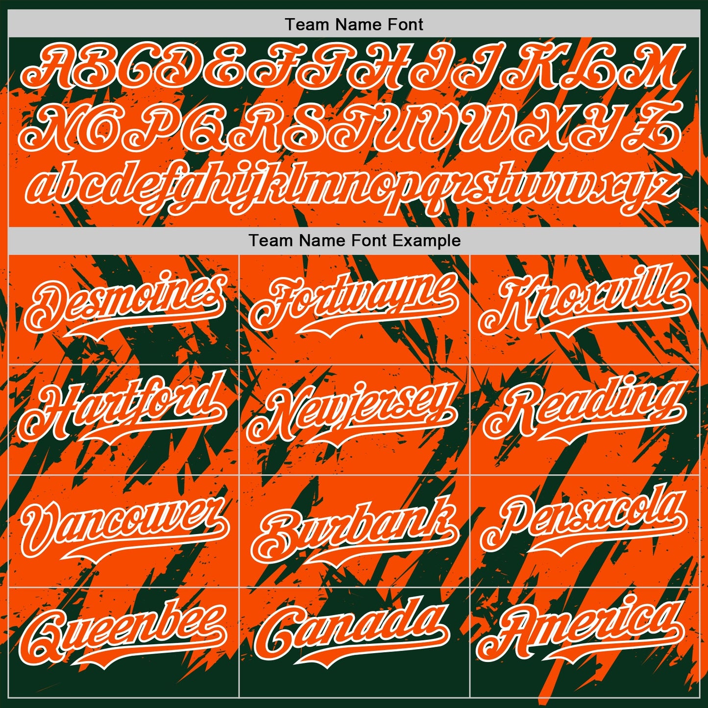 Custom Green Orange-White Abstract Sharp Shape Fragment Pattern Bomber Full-Snap Varsity Letterman Hoodie Jacket view 5