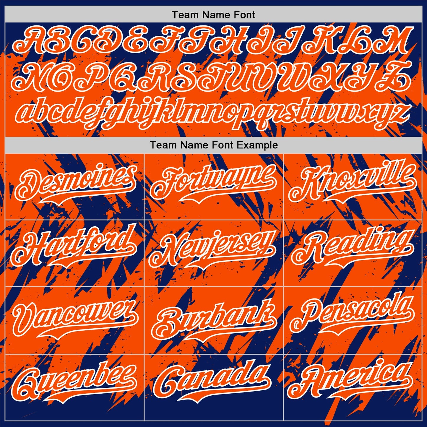 Custom Royal Orange-White Abstract Sharp Shape Fragment Pattern Bomber Full-Snap Varsity Letterman Hoodie Jacket view 5
