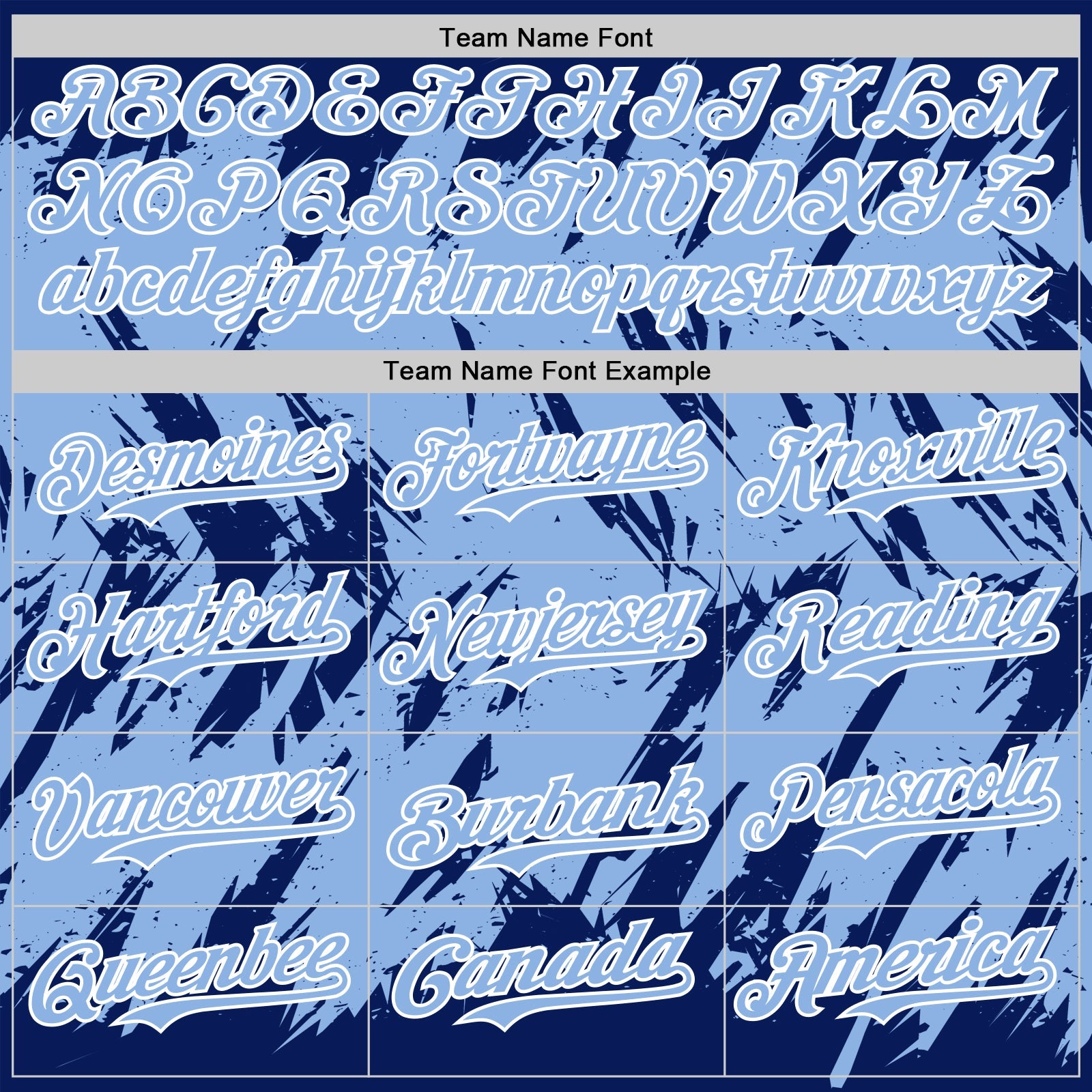 Custom Royal Light Blue-White Abstract Sharp Shape Fragment Pattern Bomber Full-Snap Varsity Letterman Hoodie Jacket view 5