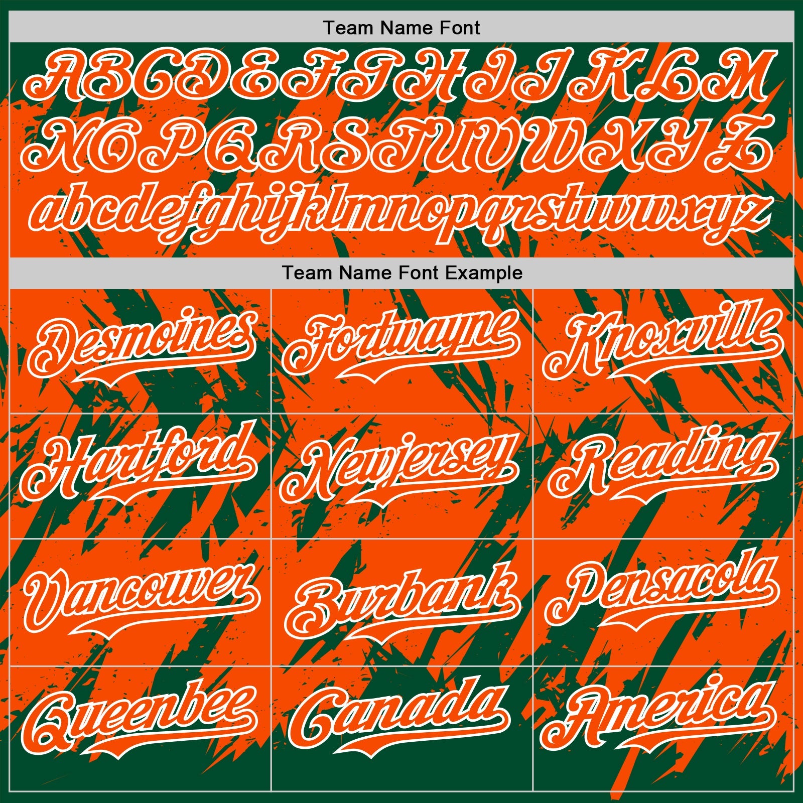 Custom Kelly Green Orange-White Abstract Sharp Shape Fragment Pattern Bomber Full-Snap Varsity Letterman Hoodie Jacket view 5