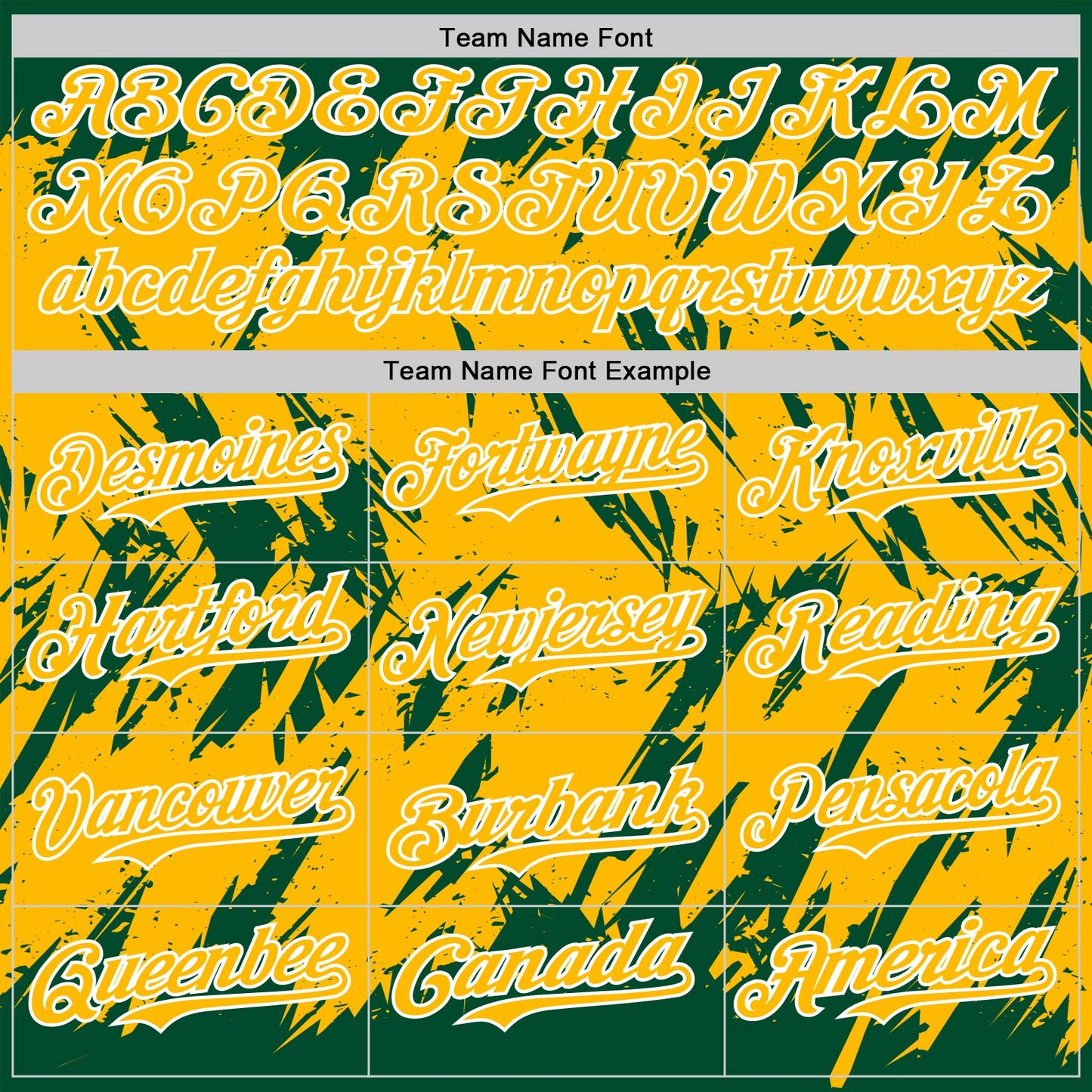Custom Kelly Green Gold-White Abstract Sharp Shape Fragment Pattern Bomber Full-Snap Varsity Letterman Hoodie Jacket view 5