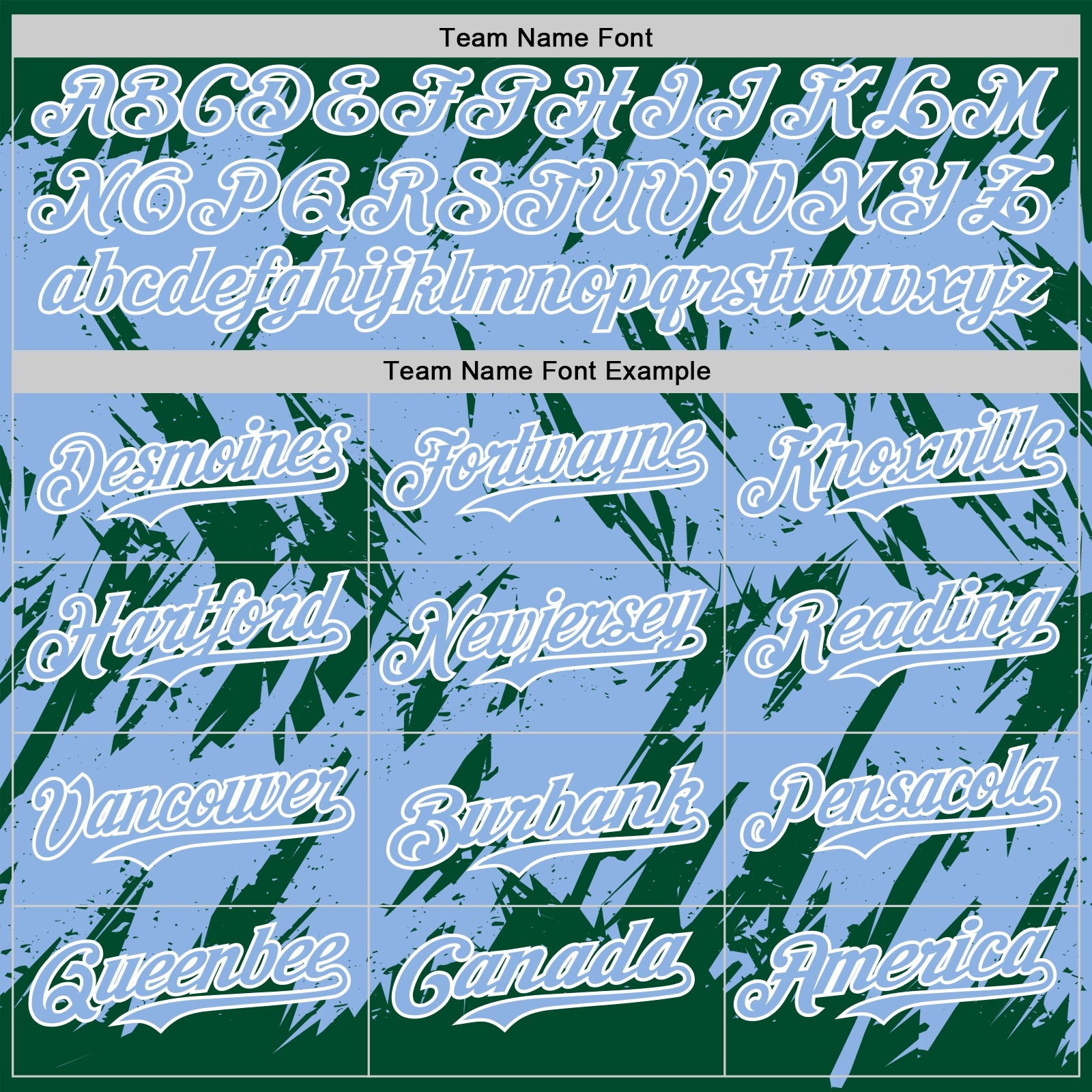 Custom Kelly Green Light Blue-White Abstract Sharp Shape Fragment Pattern Bomber Full-Snap Varsity Letterman Hoodie Jacket view 5