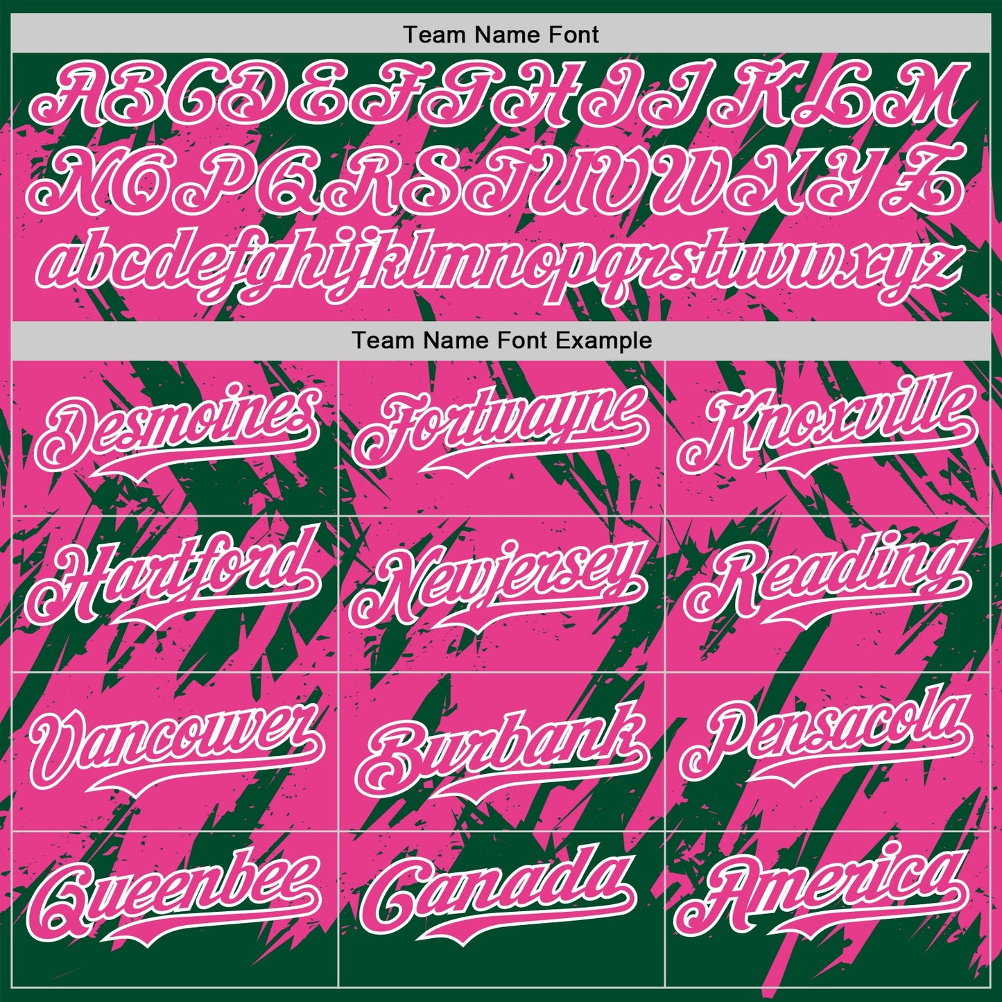 Custom Kelly Green Pink-White Abstract Sharp Shape Fragment Pattern Bomber Full-Snap Varsity Letterman Hoodie Jacket view 5
