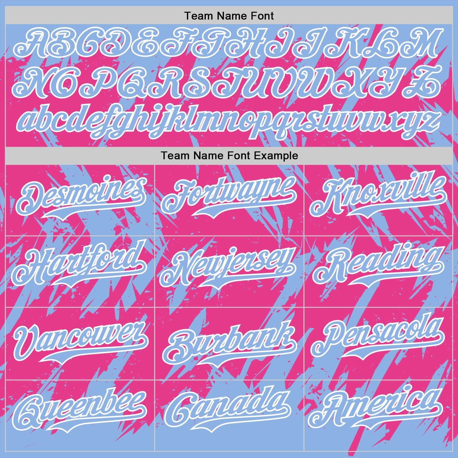 Custom Light Blue Pink-White Abstract Sharp Shape Fragment Pattern Bomber Full-Snap Varsity Letterman Hoodie Jacket view 5
