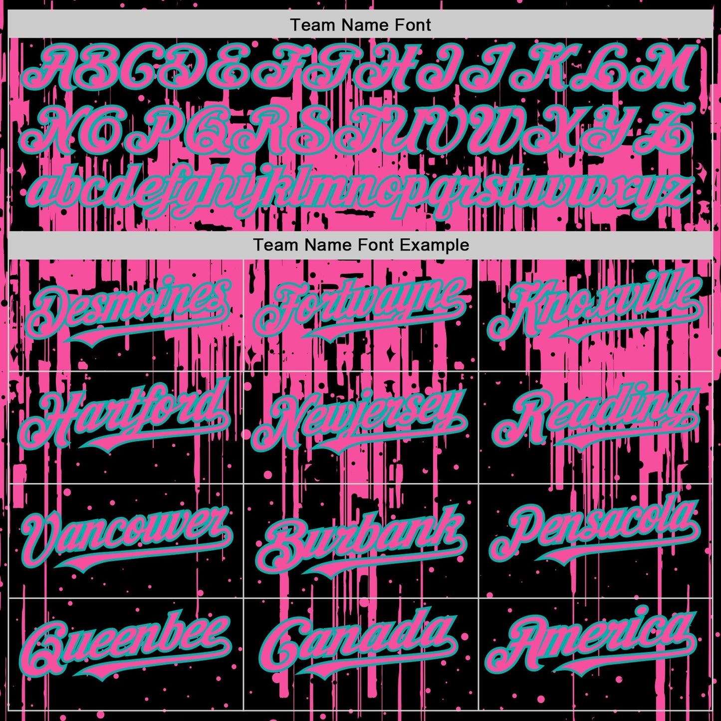 Custom Black Pink-Aqua Dripping Splatter Bomber Full-Snap Varsity Letterman Hoodie Jacket view 5