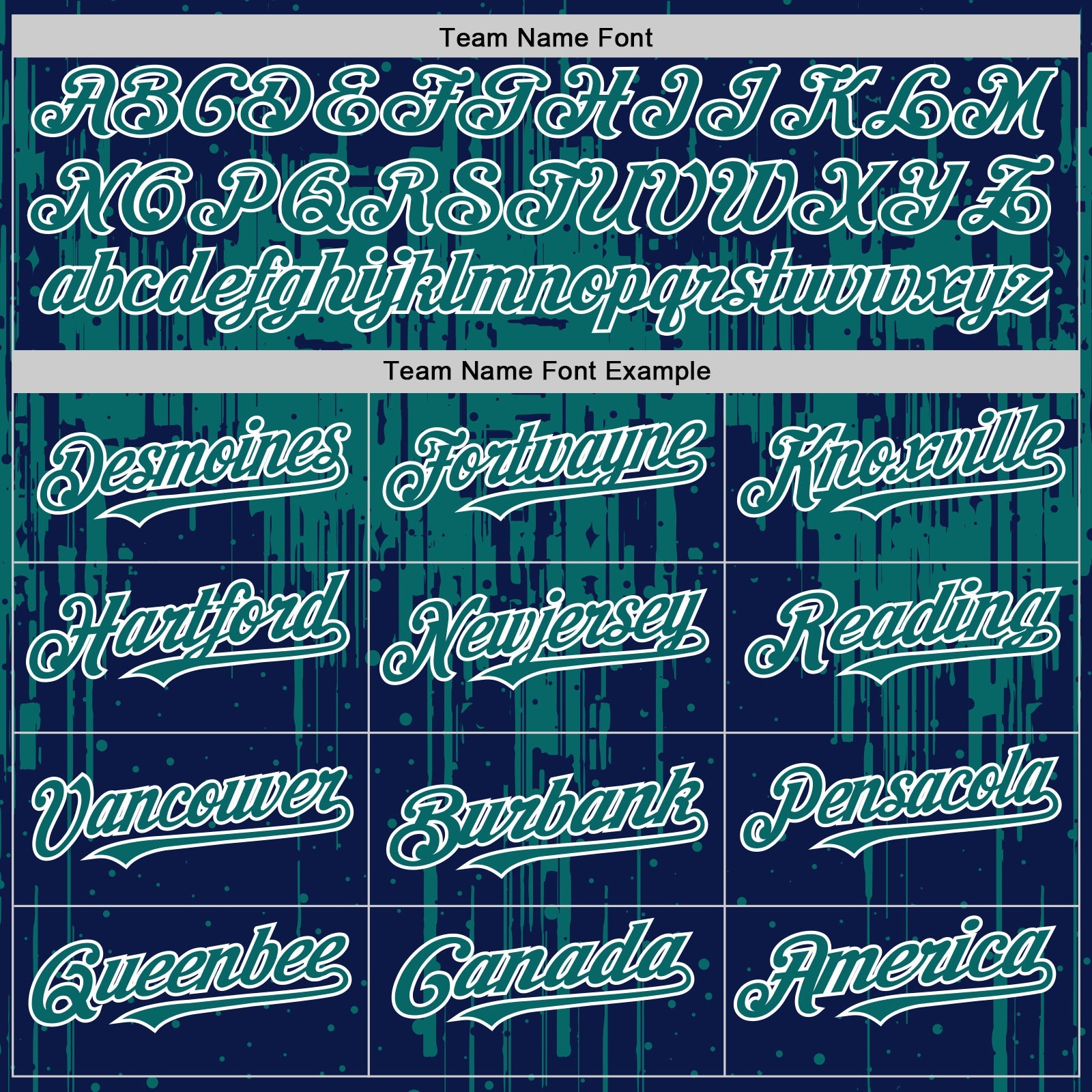 Custom Navy Teal-White Dripping Splatter Bomber Full-Snap Varsity Letterman Hoodie Jacket view 5
