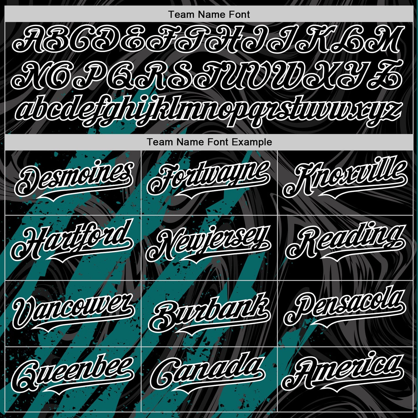 Custom Black Teal-White Splash Bomber Full-Snap Varsity Letterman Hoodie Jacket view 5