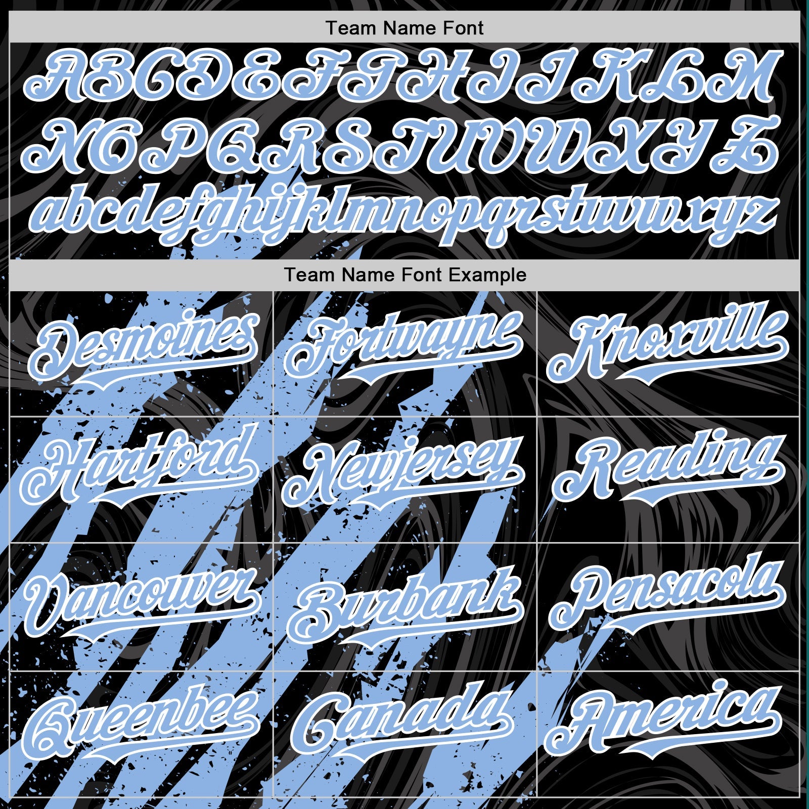 Custom Black Light Blue-White Splash Bomber Full-Snap Varsity Letterman Hoodie Jacket view 5