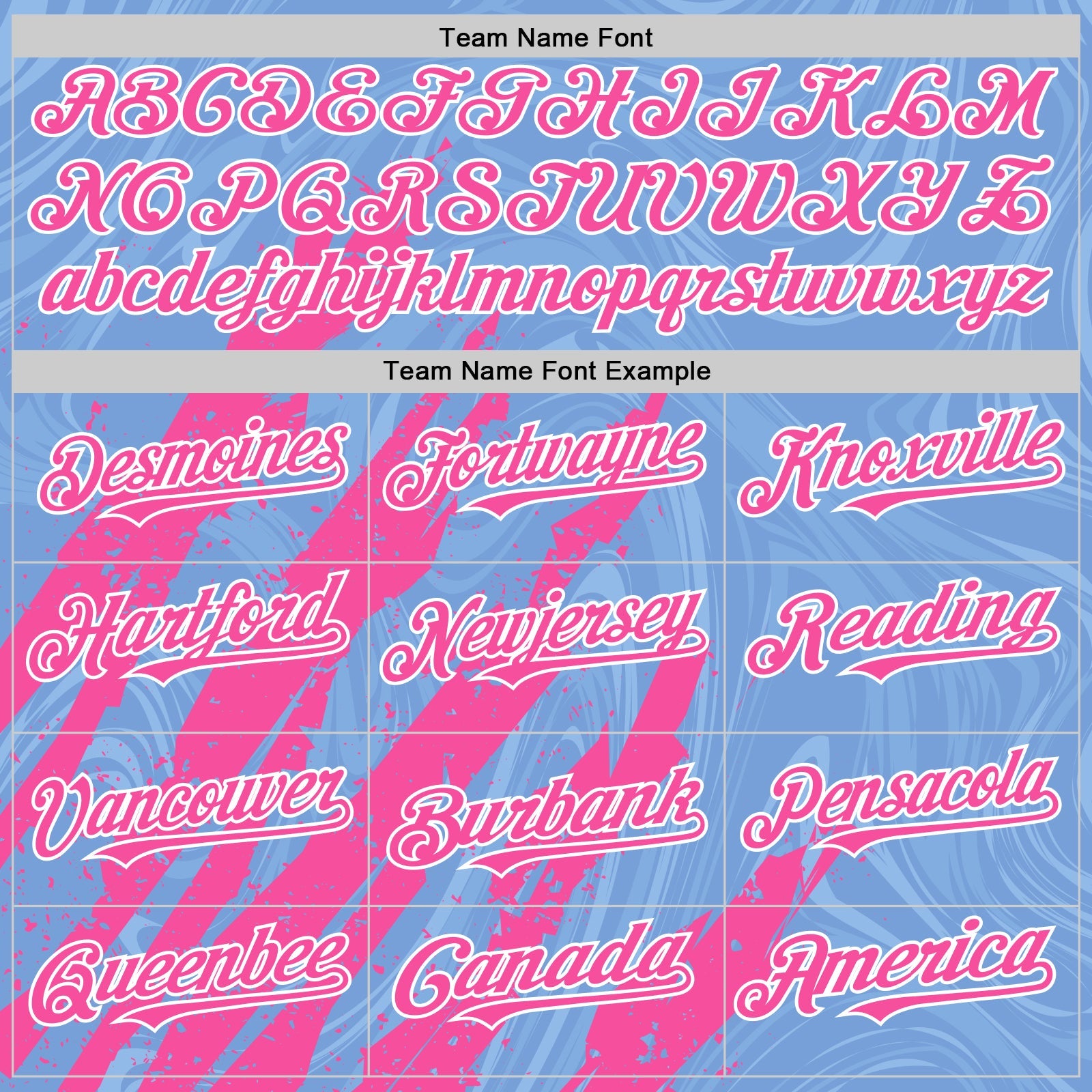 Custom Light Blue Pink-White Splash Bomber Full-Snap Varsity Letterman Hoodie Jacket view 5