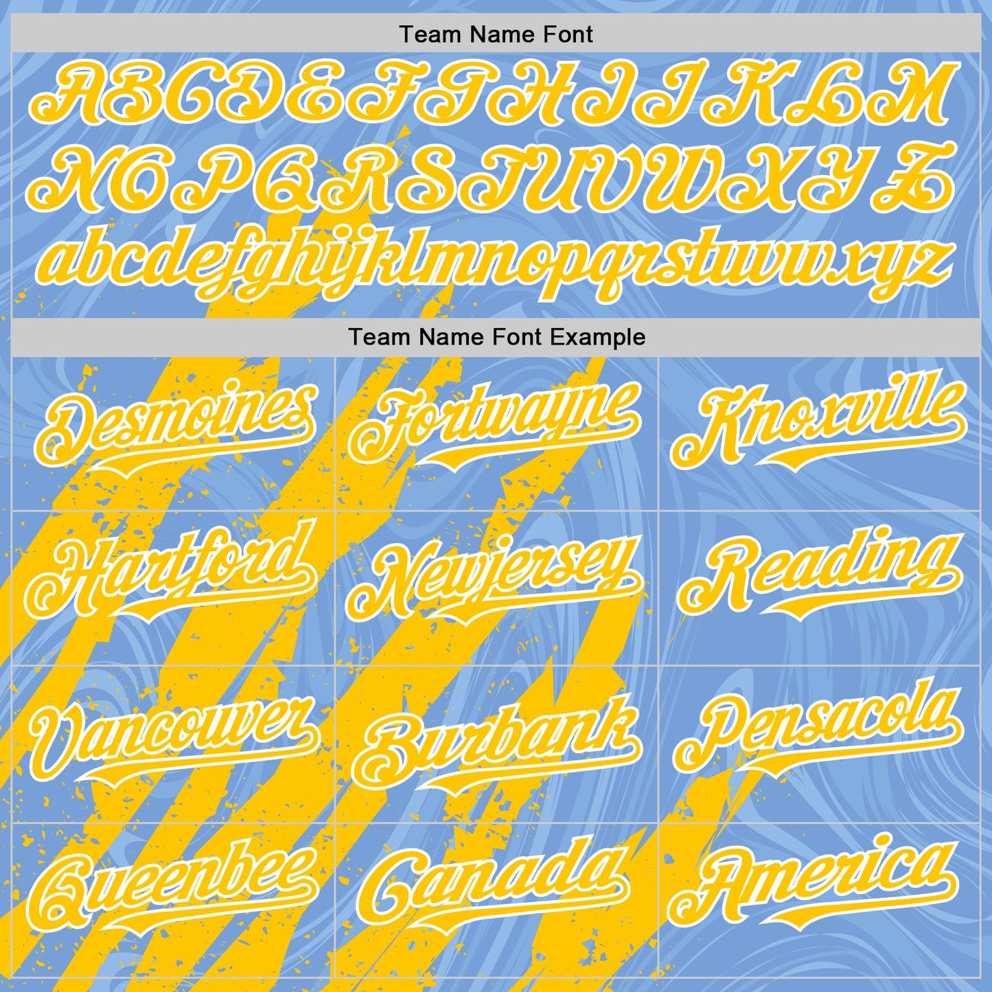 Custom Light Blue Yellow-White Splash Bomber Full-Snap Varsity Letterman Hoodie Jacket view 5