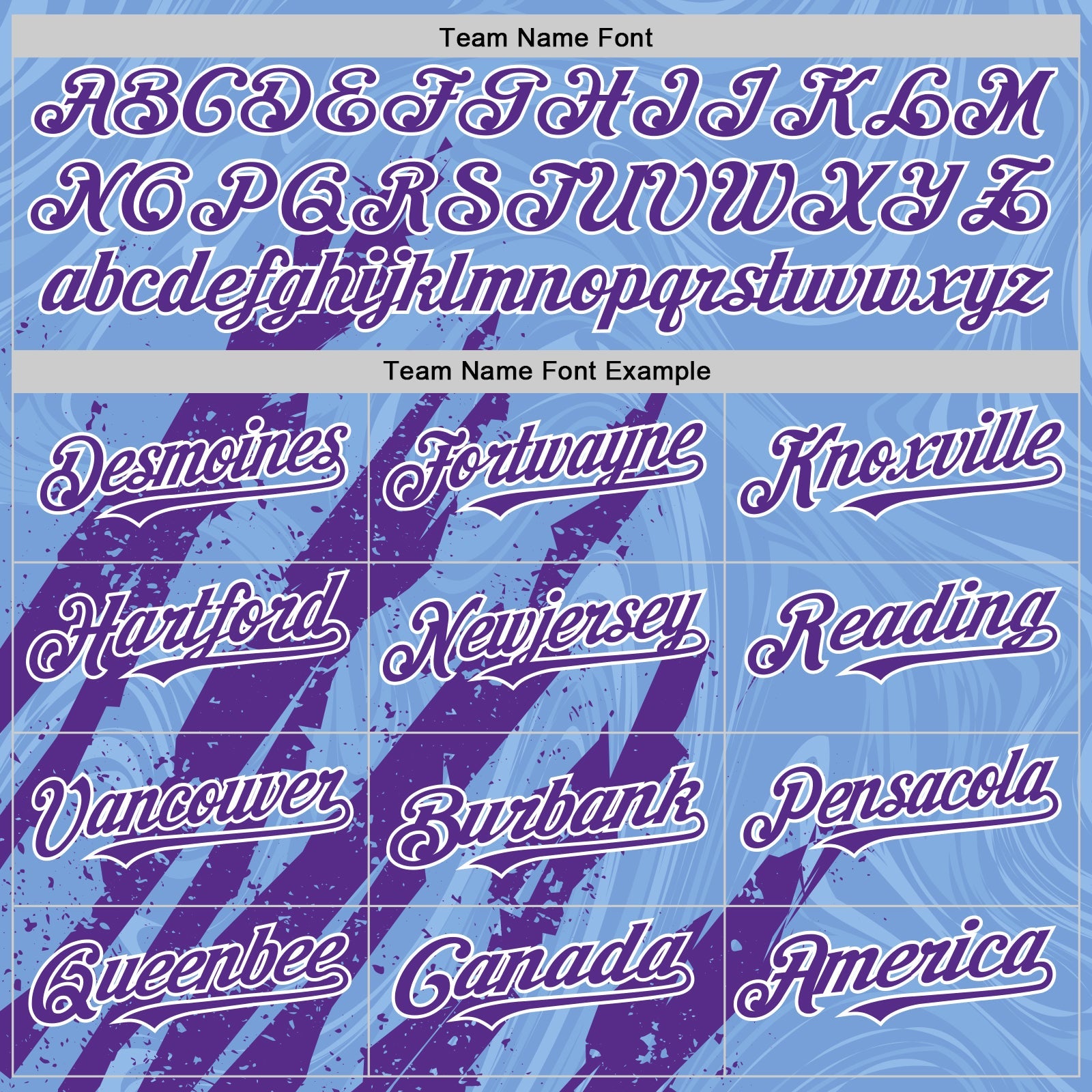 Custom Light Blue Purple-White Splash Bomber Full-Snap Varsity Letterman Hoodie Jacket view 5