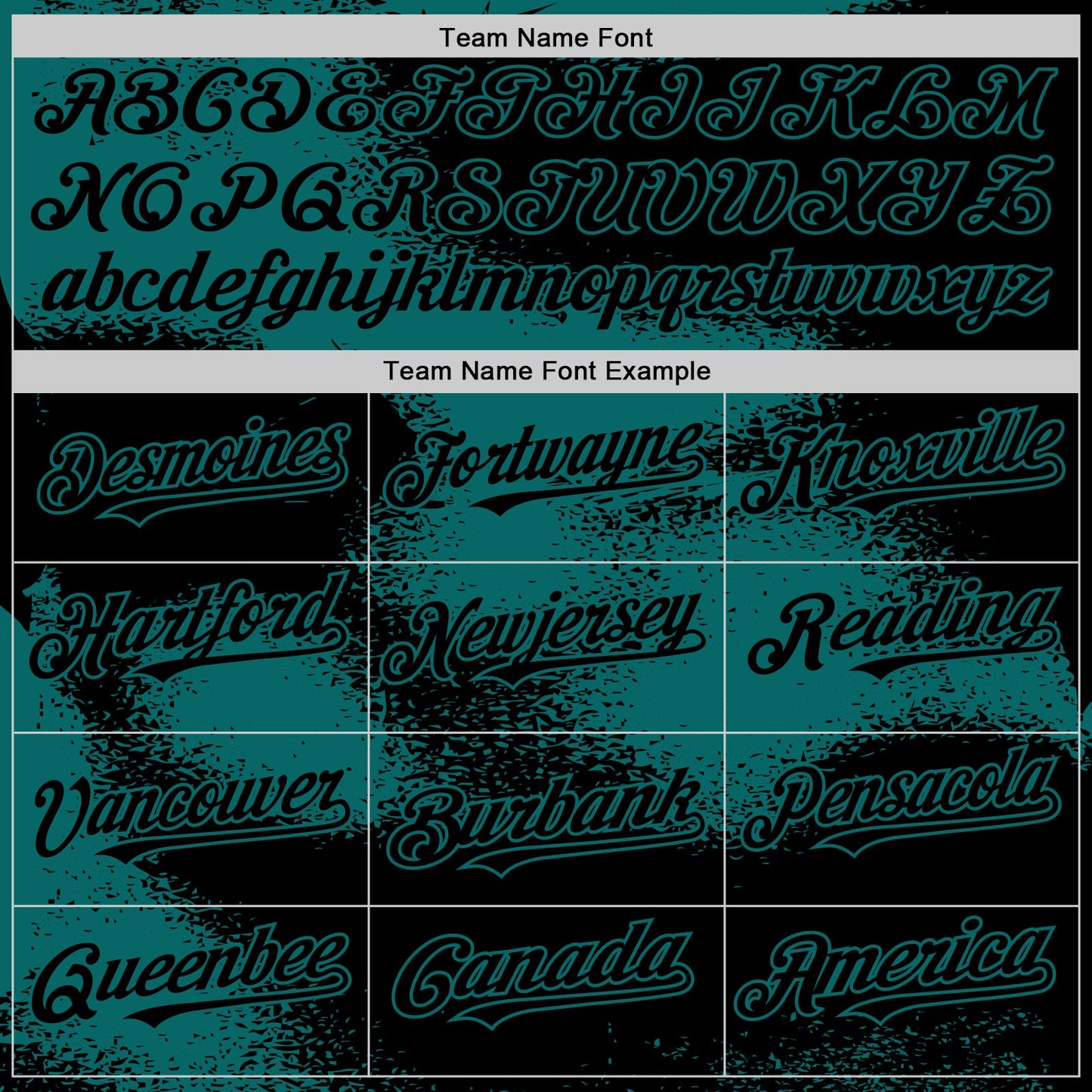 Custom Black Teal Abstract Color Blocks Fragment Pattern Bomber Full-Snap Varsity Letterman Hoodie Jacket view 5