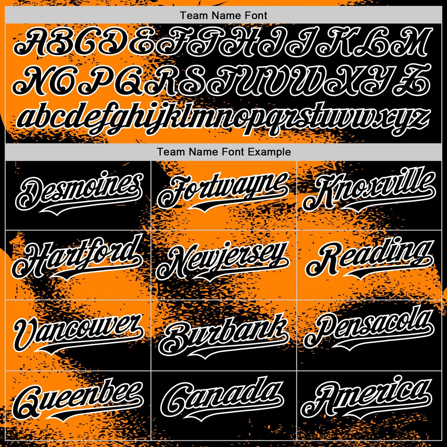 Custom Black Bay Orange-White Abstract Color Blocks Fragment Pattern Bomber Full-Snap Varsity Letterman Hoodie Jacket view 5