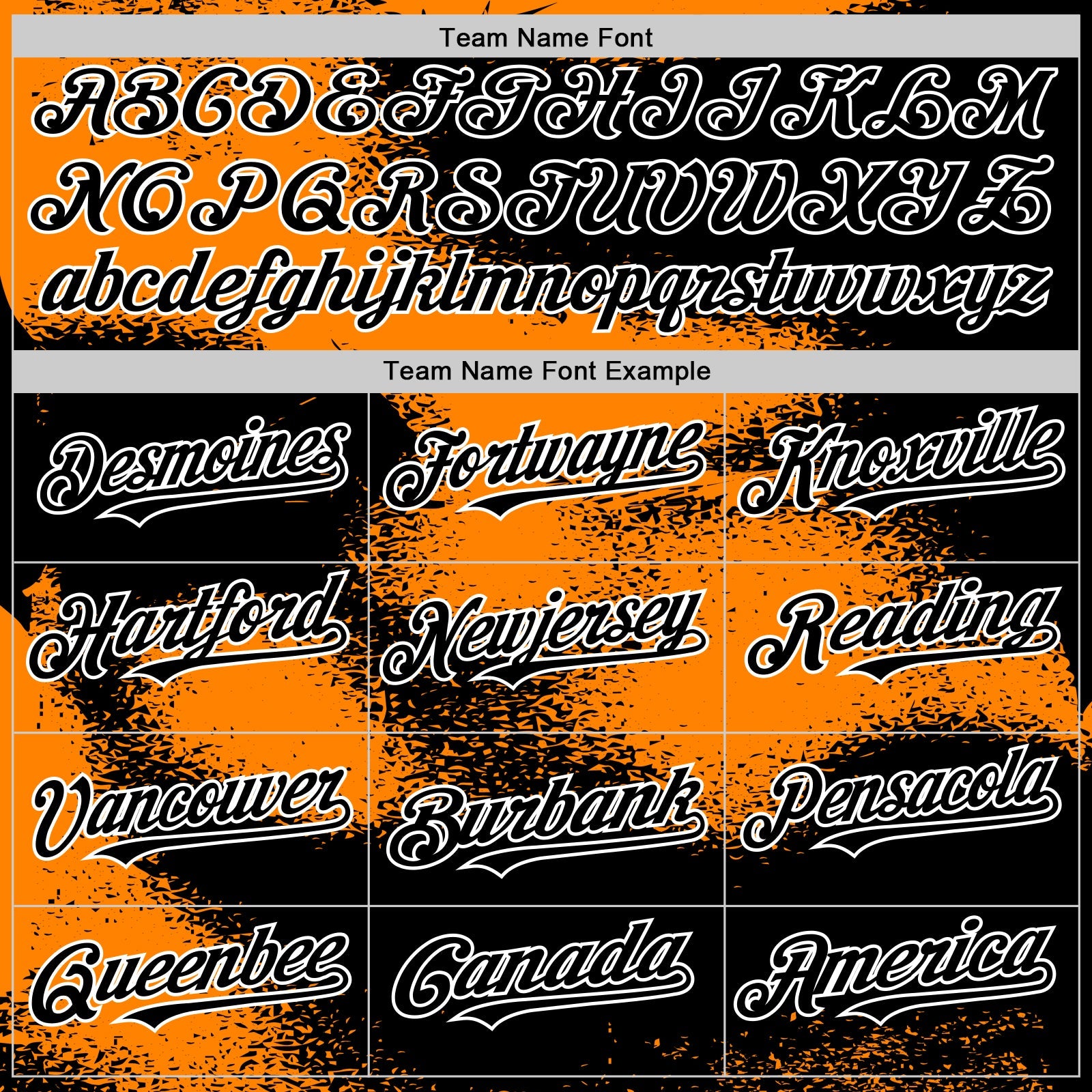 Custom Black Bay Orange-White Abstract Color Blocks Fragment Pattern Bomber Full-Snap Varsity Letterman Hoodie Jacket view 5