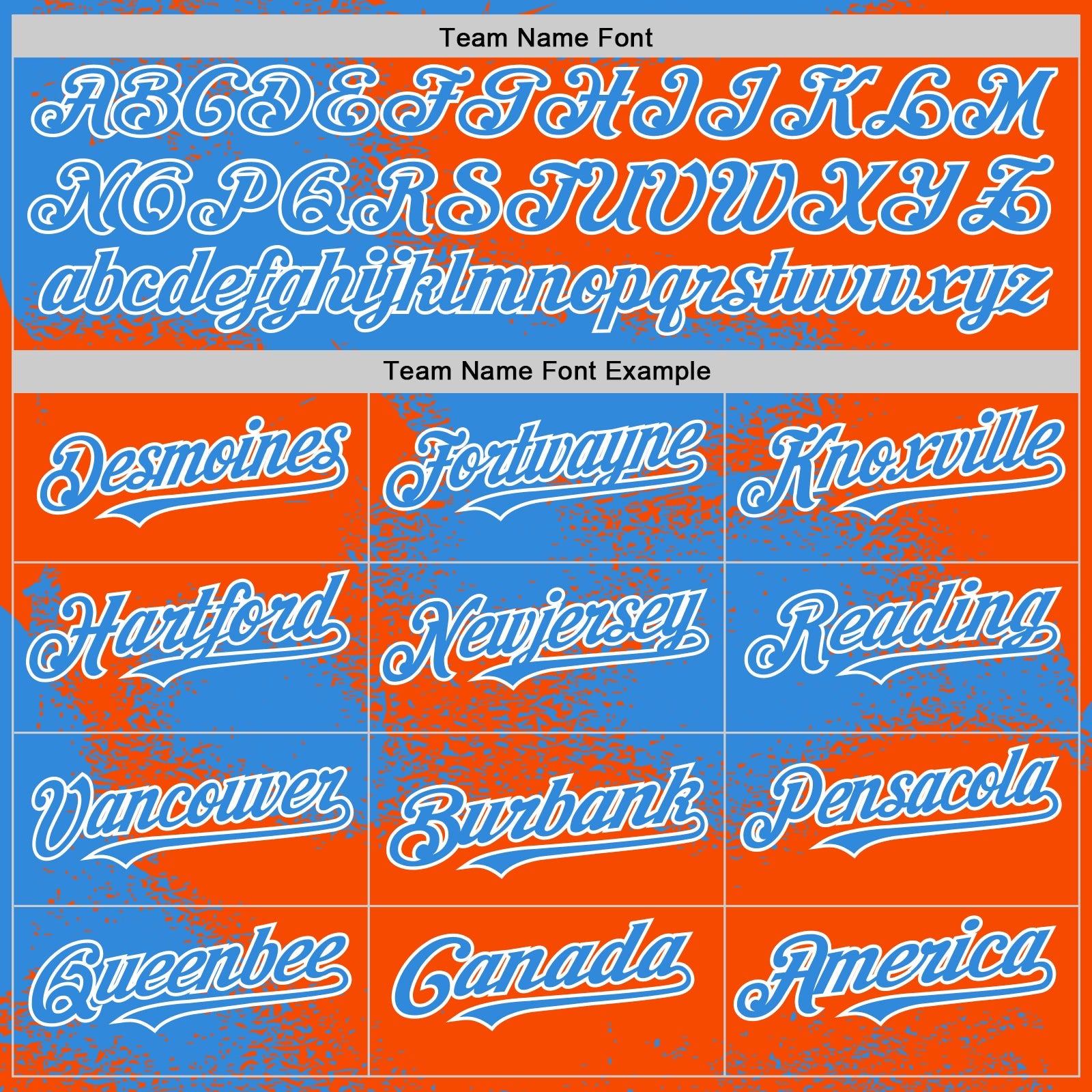 Custom Orange Powder Blue-White Abstract Color Blocks Fragment Pattern Bomber Full-Snap Varsity Letterman Hoodie Jacket view 5