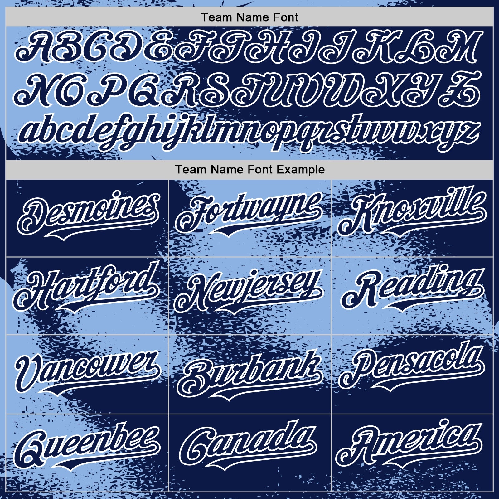 Custom Navy Light Blue-White Abstract Color Blocks Fragment Pattern Bomber Full-Snap Varsity Letterman Hoodie Jacket view 5
