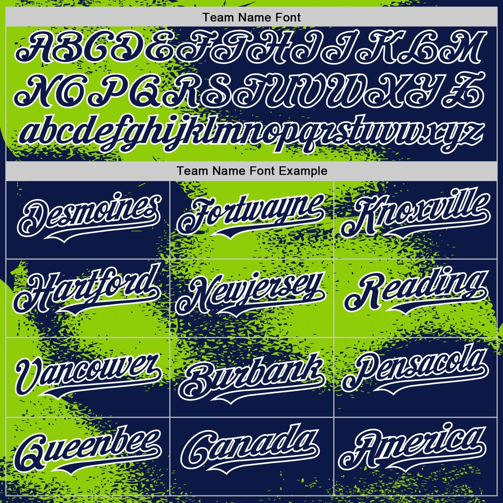 Custom Navy Neon Green-White Abstract Color Blocks Fragment Pattern Bomber Full-Snap Varsity Letterman Hoodie Jacket view 5
