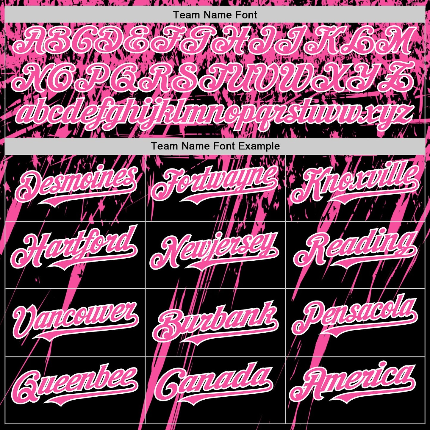 Custom Black Pink-White Splash Bomber Full-Snap Varsity Letterman Hoodie Jacket view 5