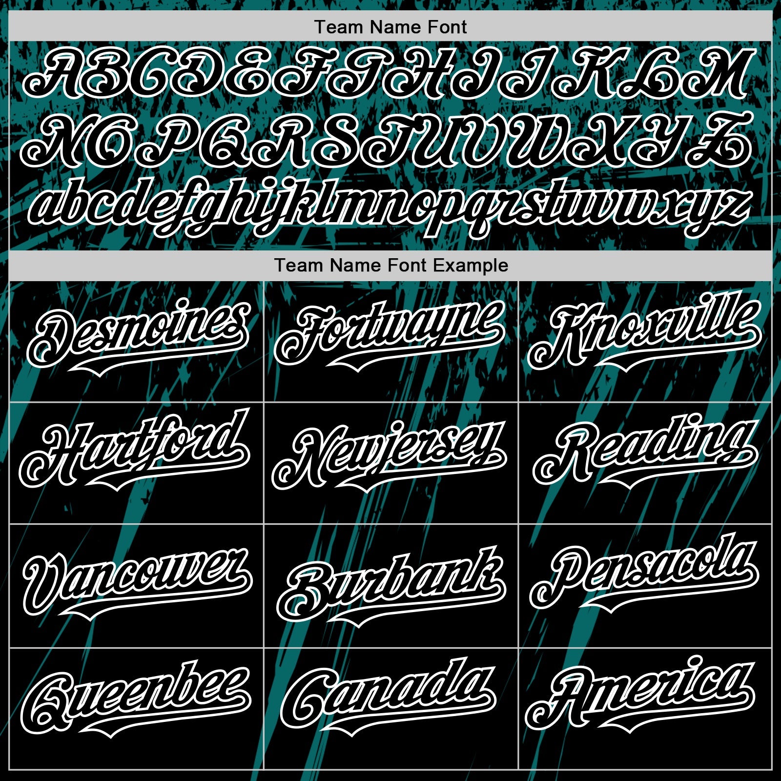 Custom Black Teal-White Splash Bomber Full-Snap Varsity Letterman Hoodie Jacket view 5