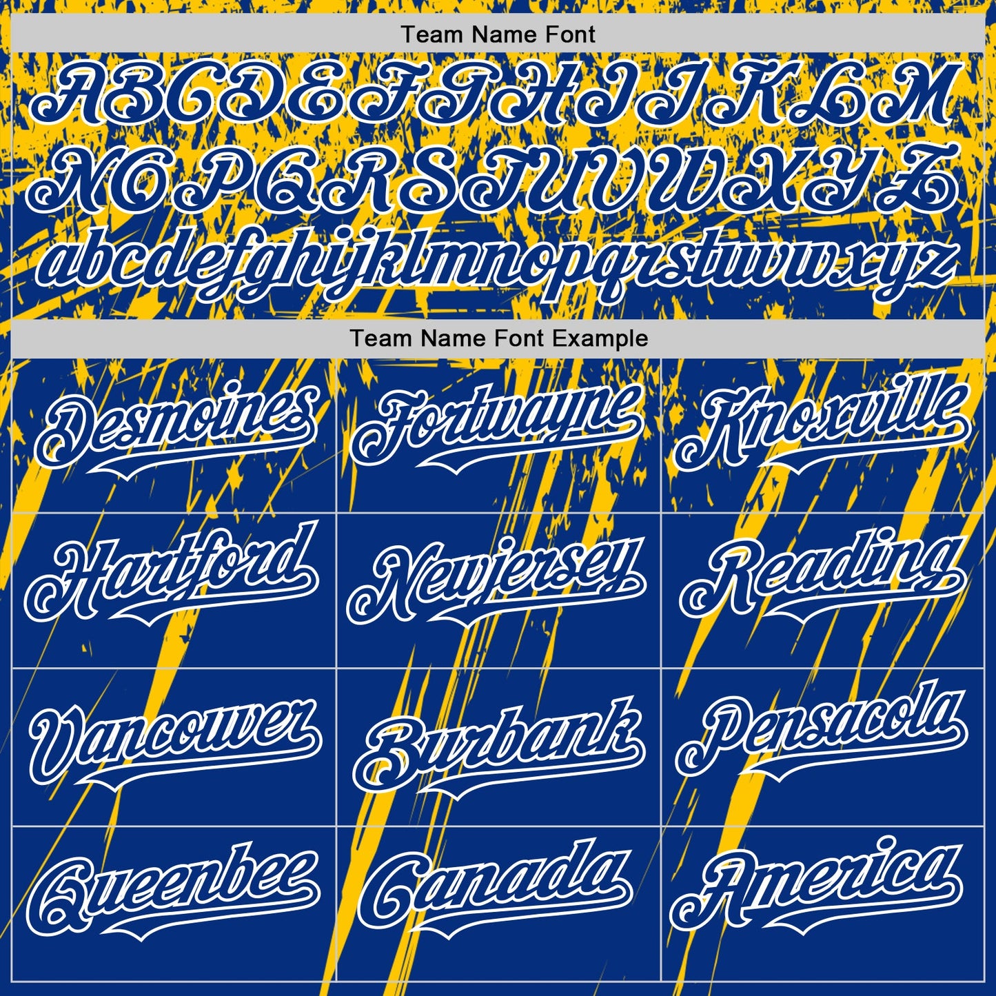 Custom Royal Yellow-White Splash Bomber Full-Snap Varsity Letterman Hoodie Jacket view 5