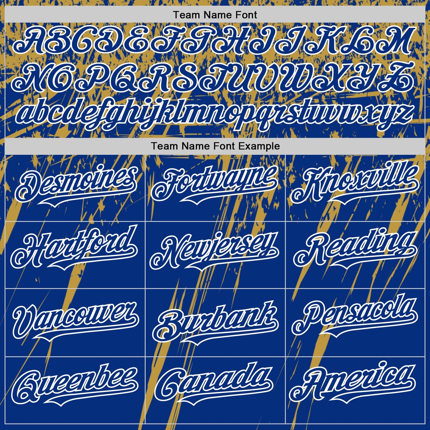 Custom Royal Old Gold-White Splash Bomber Full-Snap Varsity Letterman Hoodie Jacket view 5