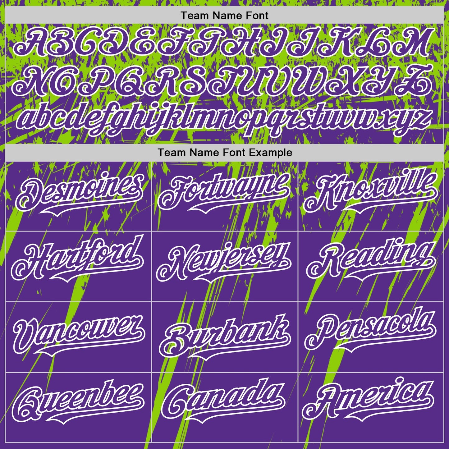Custom Purple Neon Green-White Splash Bomber Full-Snap Varsity Letterman Hoodie Jacket view 5