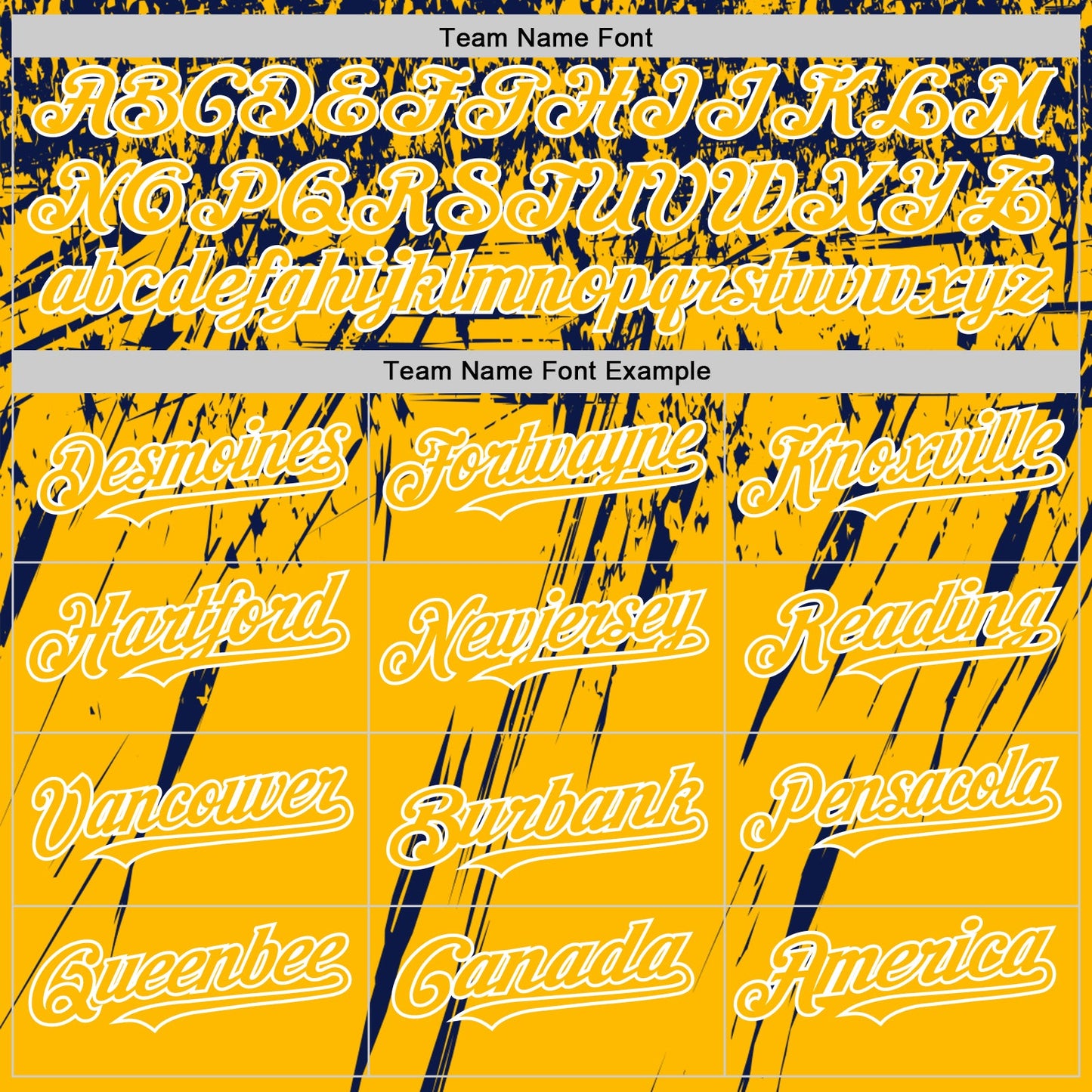 Custom Gold Navy-White Splash Bomber Full-Snap Varsity Letterman Hoodie Jacket view 5