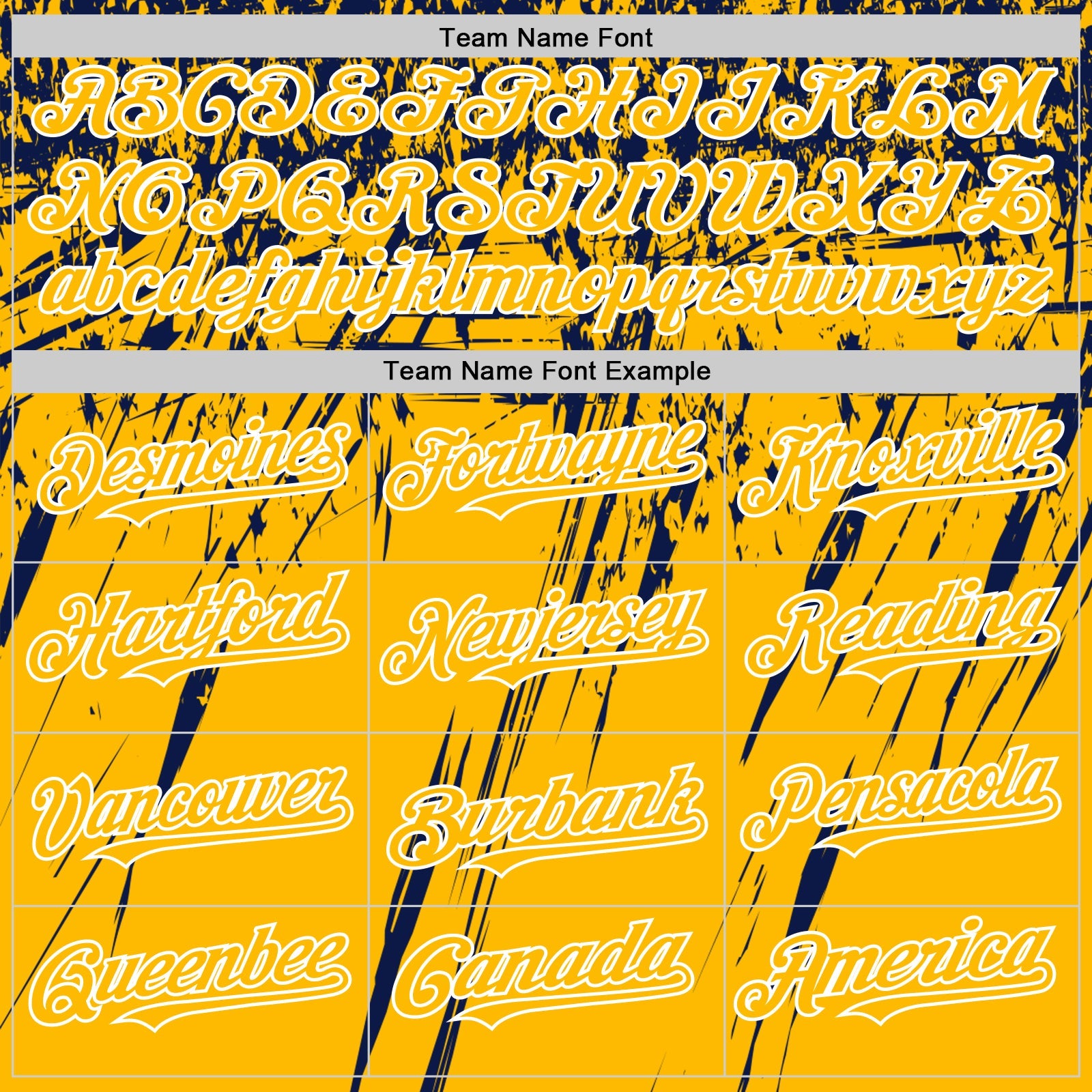 Custom Gold Navy-White Splash Bomber Full-Snap Varsity Letterman Hoodie Jacket view 5