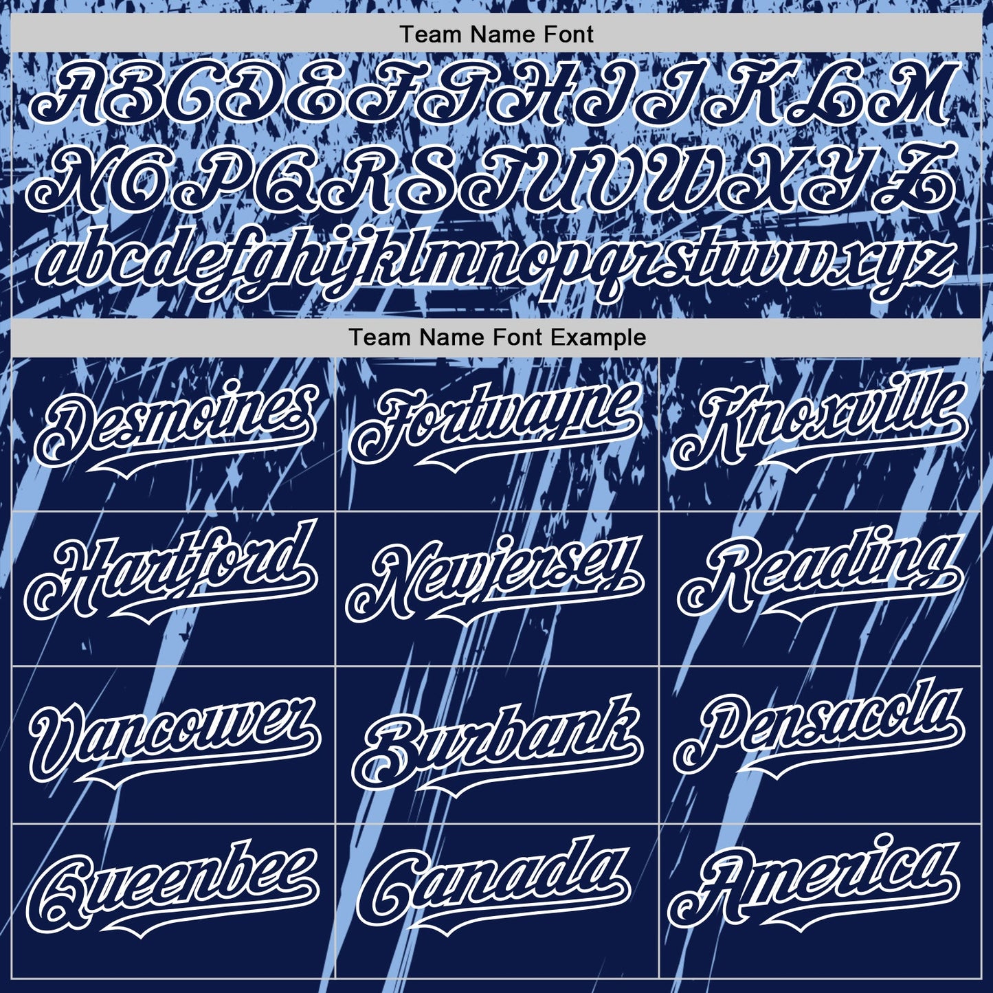 Custom Navy Light Blue-White Splash Bomber Full-Snap Varsity Letterman Hoodie Jacket view 5