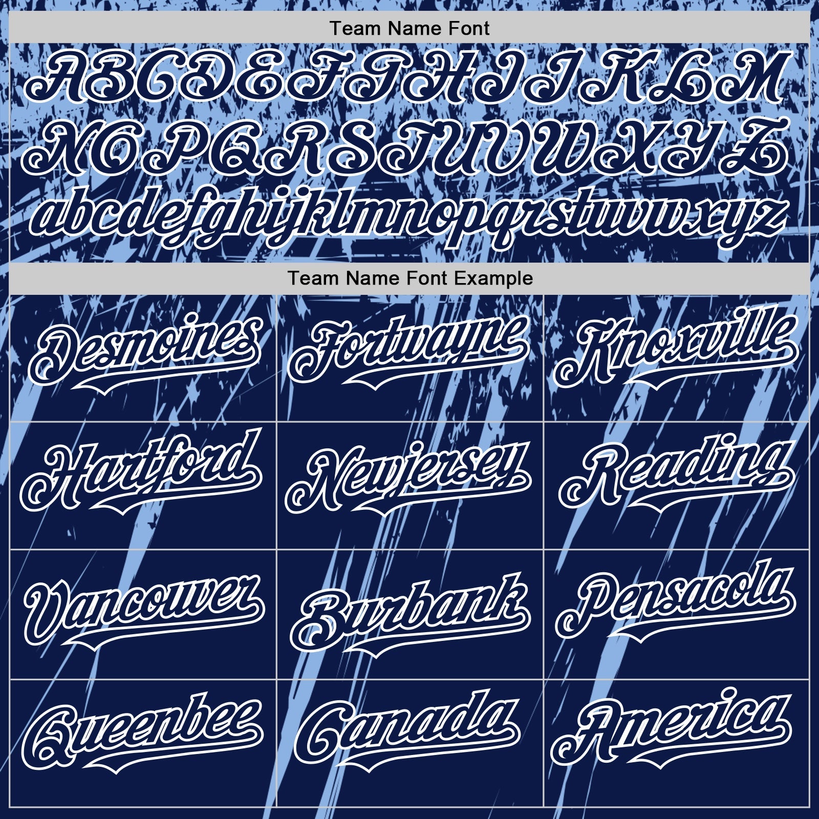 Custom Navy Light Blue-White Splash Bomber Full-Snap Varsity Letterman Hoodie Jacket view 5