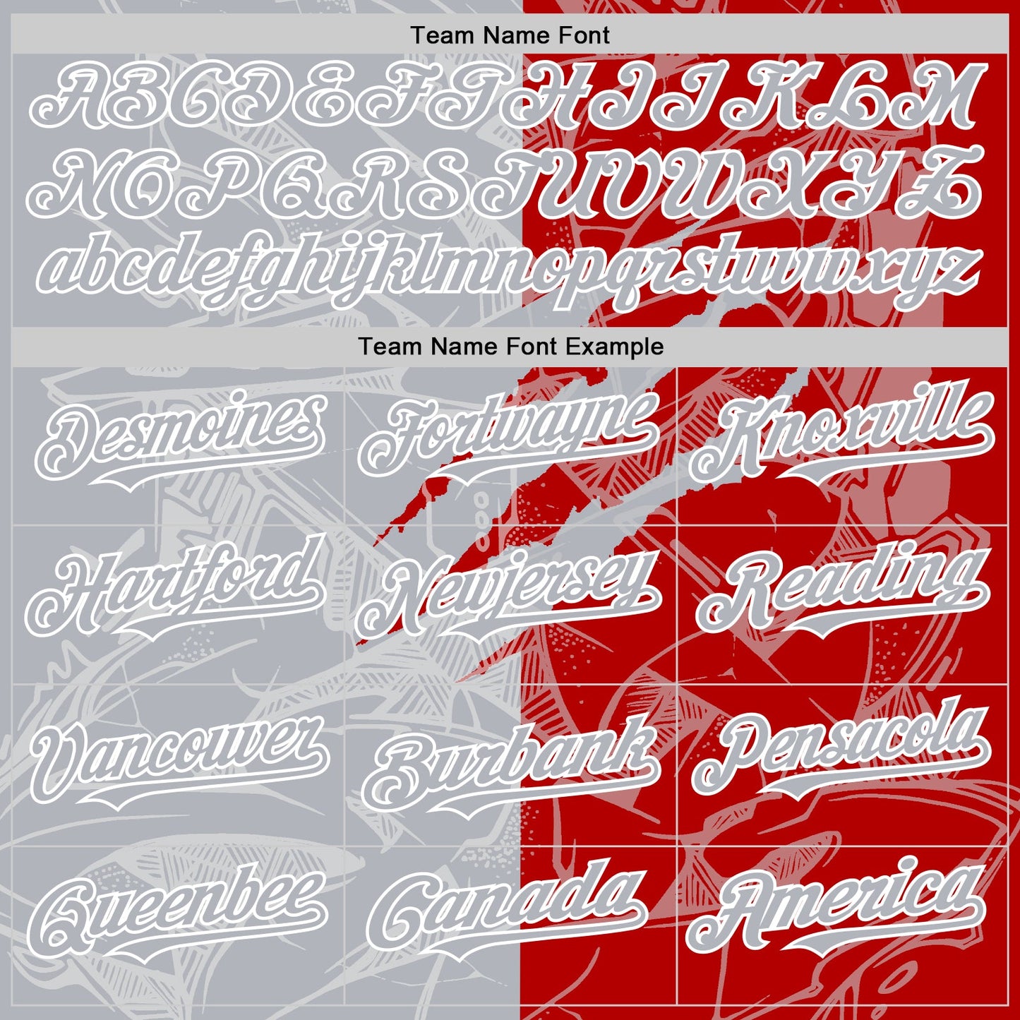 Custom Graffiti Pattern Gray Red-White Scratch Bomber Full-Snap Varsity Letterman Hoodie Jacket view 5