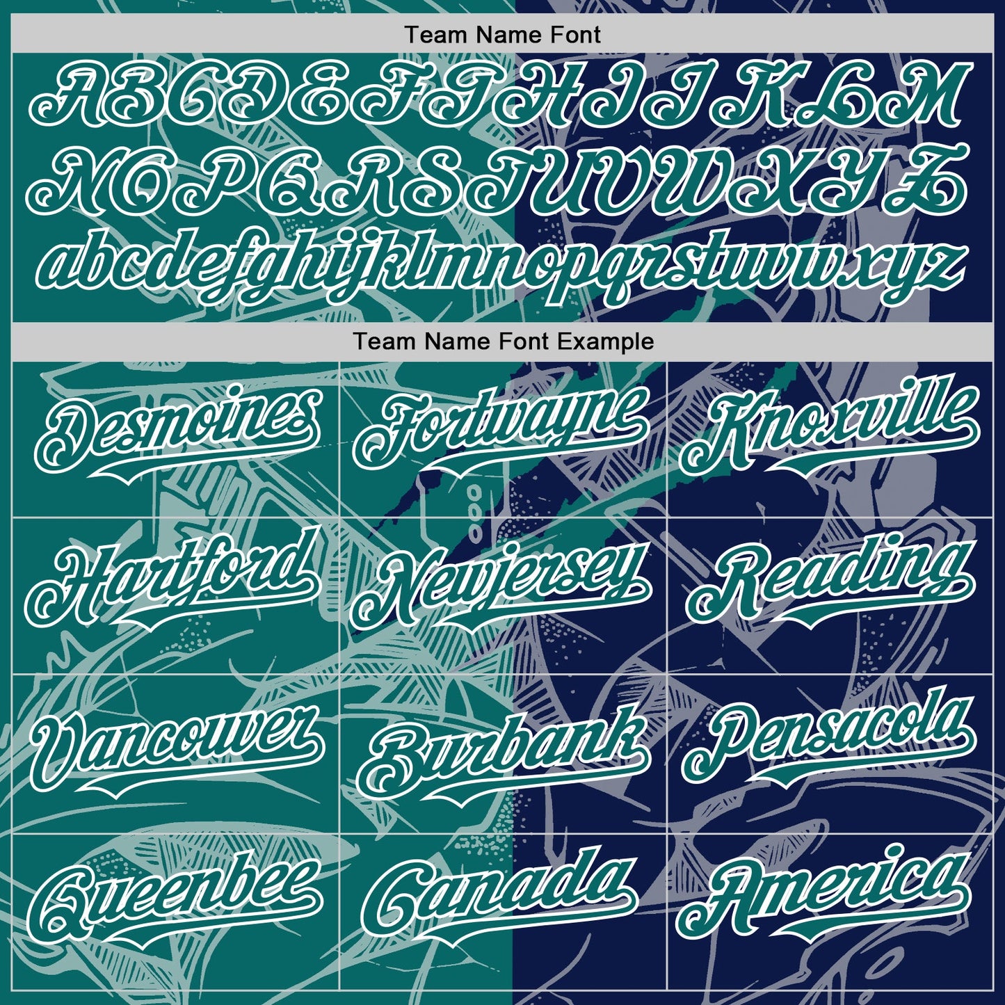 Custom Graffiti Pattern Teal Navy-White Scratch Bomber Full-Snap Varsity Letterman Hoodie Jacket view 5