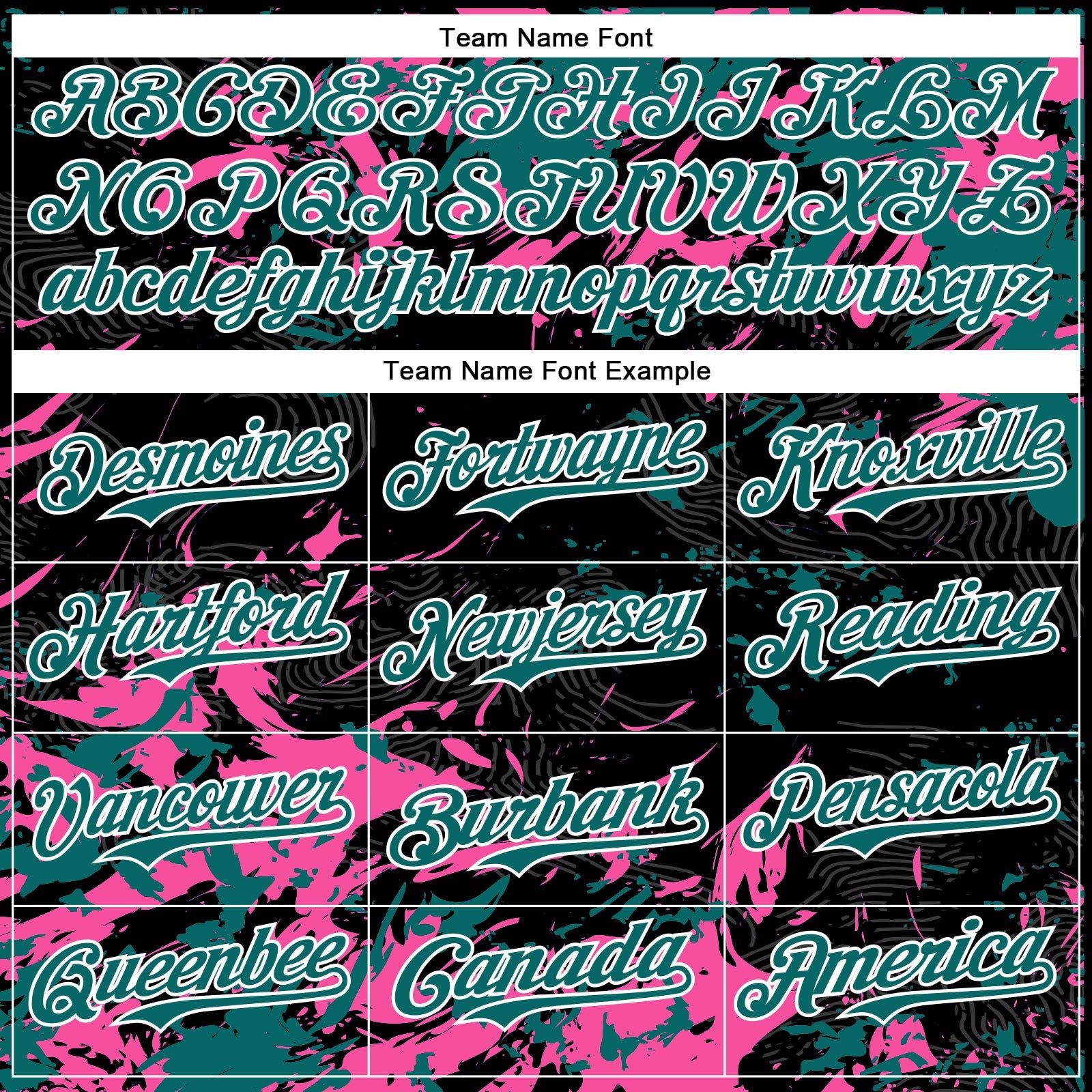 Custom Black Teal Pink-White Splash Bomber Full-Snap Varsity Letterman Hoodie Jacket view 5