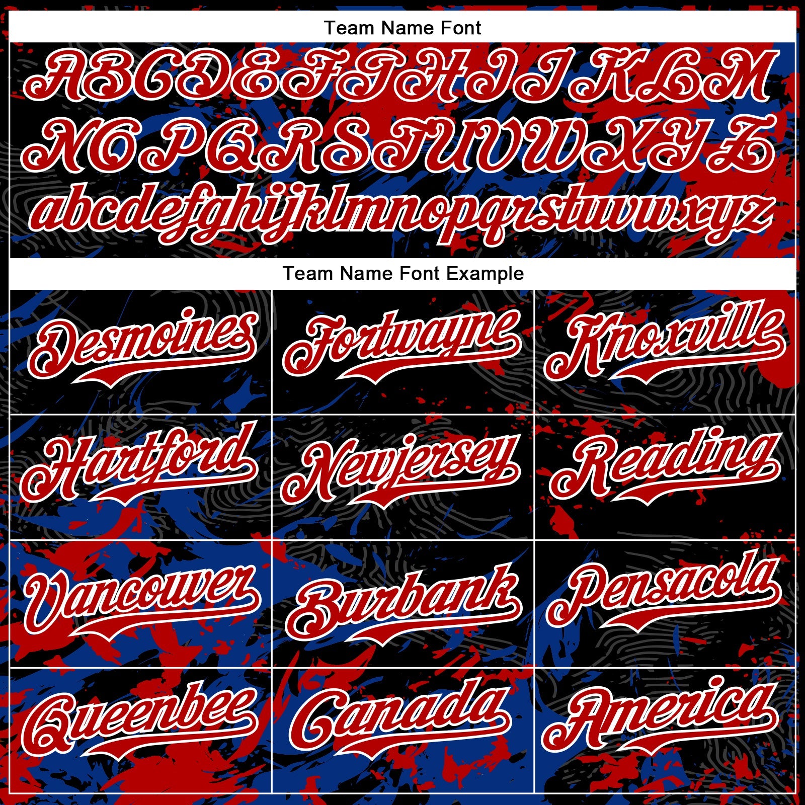 Custom Black Red Royal-White Splash Bomber Full-Snap Varsity Letterman Hoodie Jacket view 5