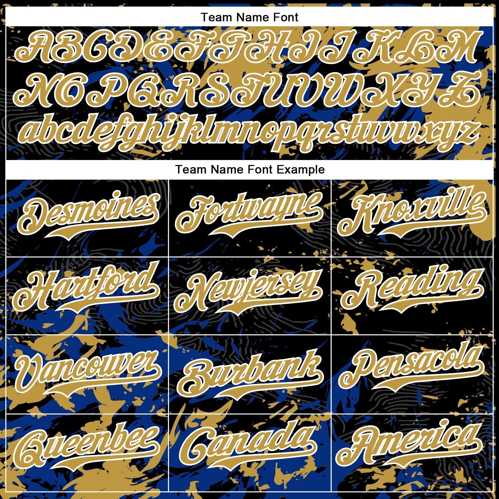 Custom Black Old Gold Royal-White Splash Bomber Full-Snap Varsity Letterman Hoodie Jacket view 5