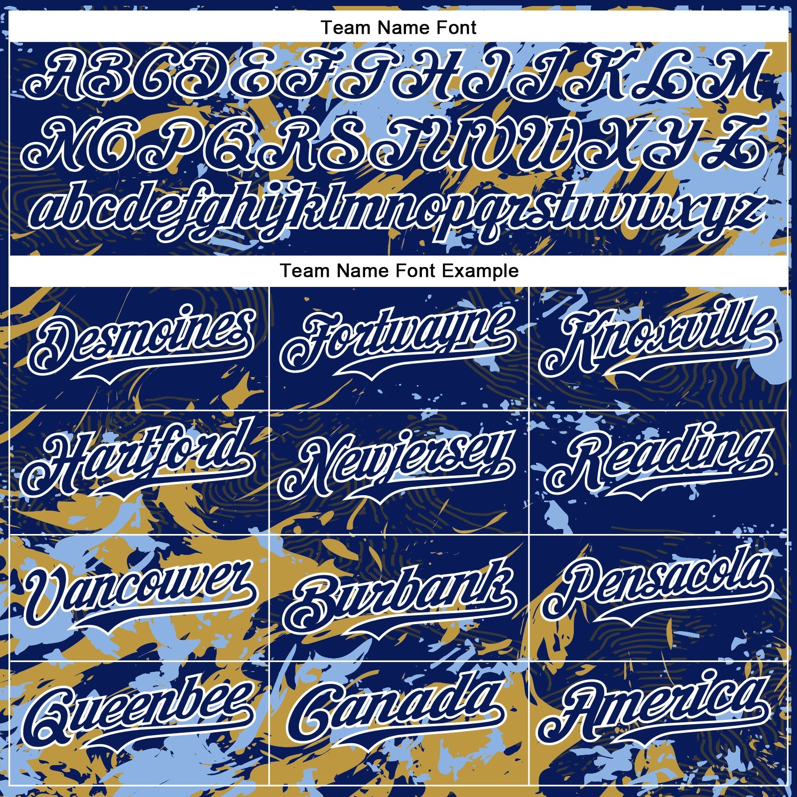 Custom Royal Light Blue Old Gold-White Splash Bomber Full-Snap Varsity Letterman Hoodie Jacket view 5