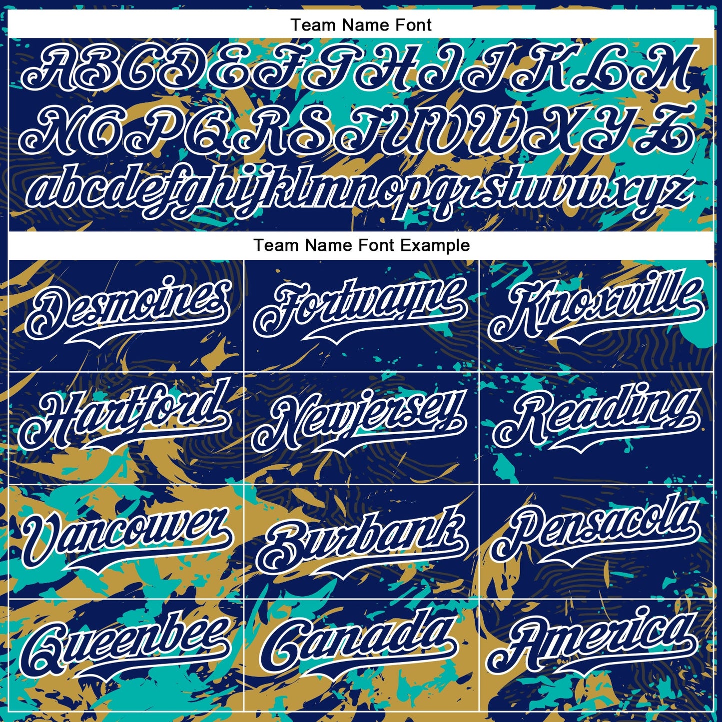 Custom Royal Aqua Old Gold-White Splash Bomber Full-Snap Varsity Letterman Hoodie Jacket view 5