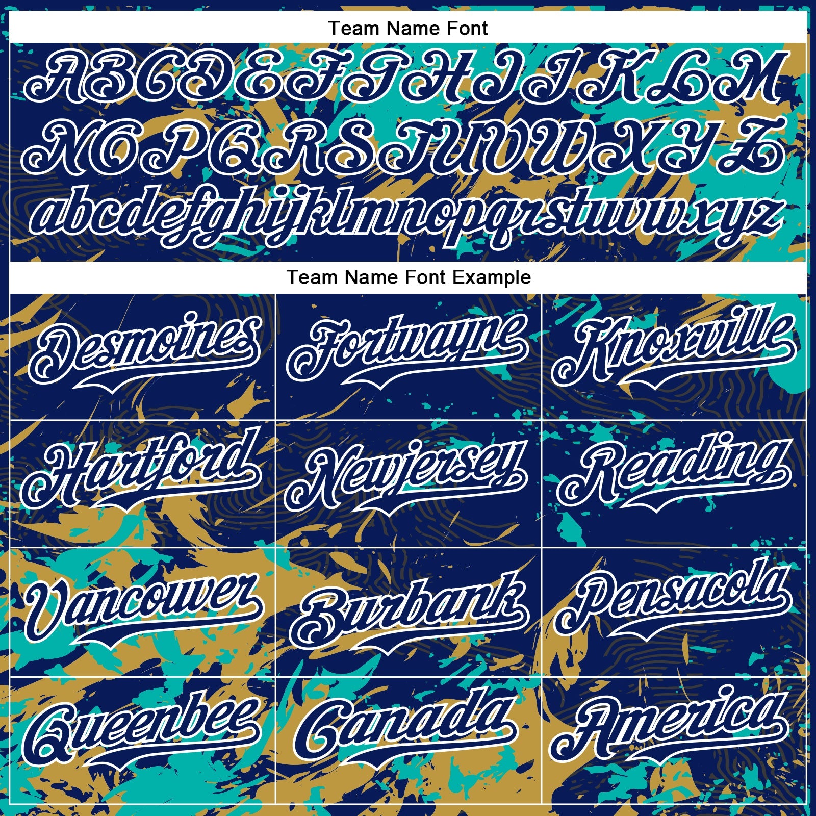 Custom Royal Aqua Old Gold-White Splash Bomber Full-Snap Varsity Letterman Hoodie Jacket view 5
